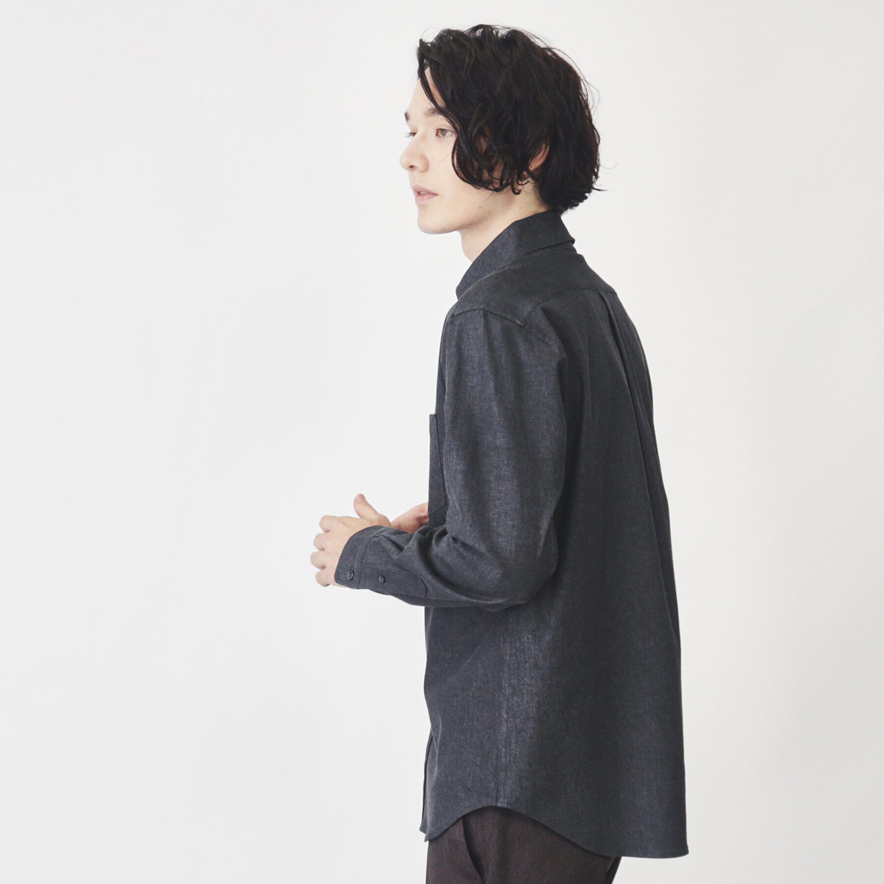 THE SHOP TK「【色落ちしにくい】エバーデニムシャツ」|シャツ・ブラウス|