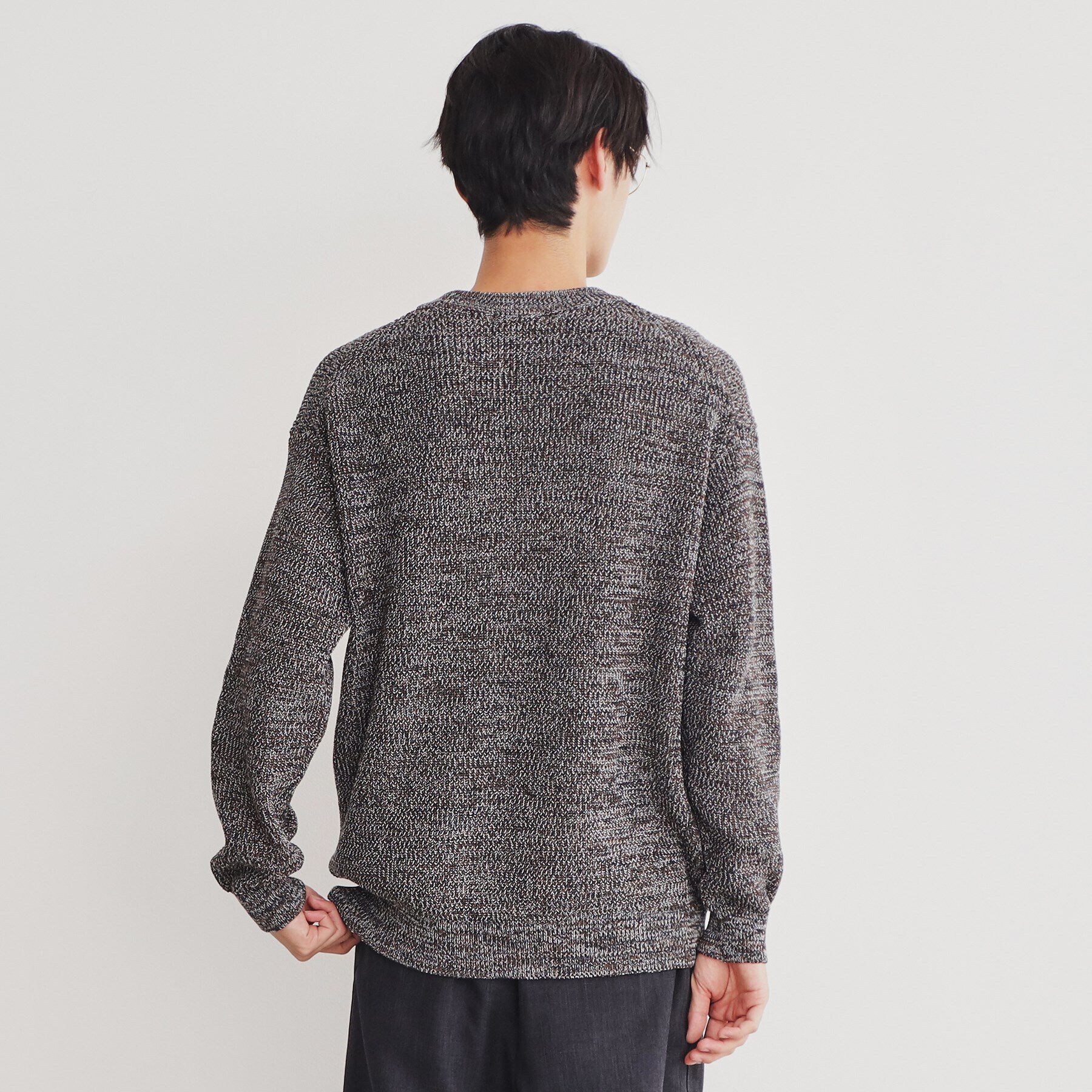 THE SHOP TK「畦編みニットプルオーバー リラックスシルエット」|ニット・セーター|