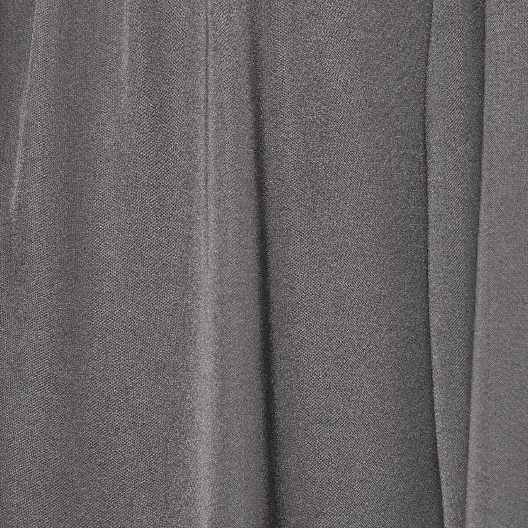 THE SHOP TK「フロントタックサテンブラウス」|シャツ・ブラウス|