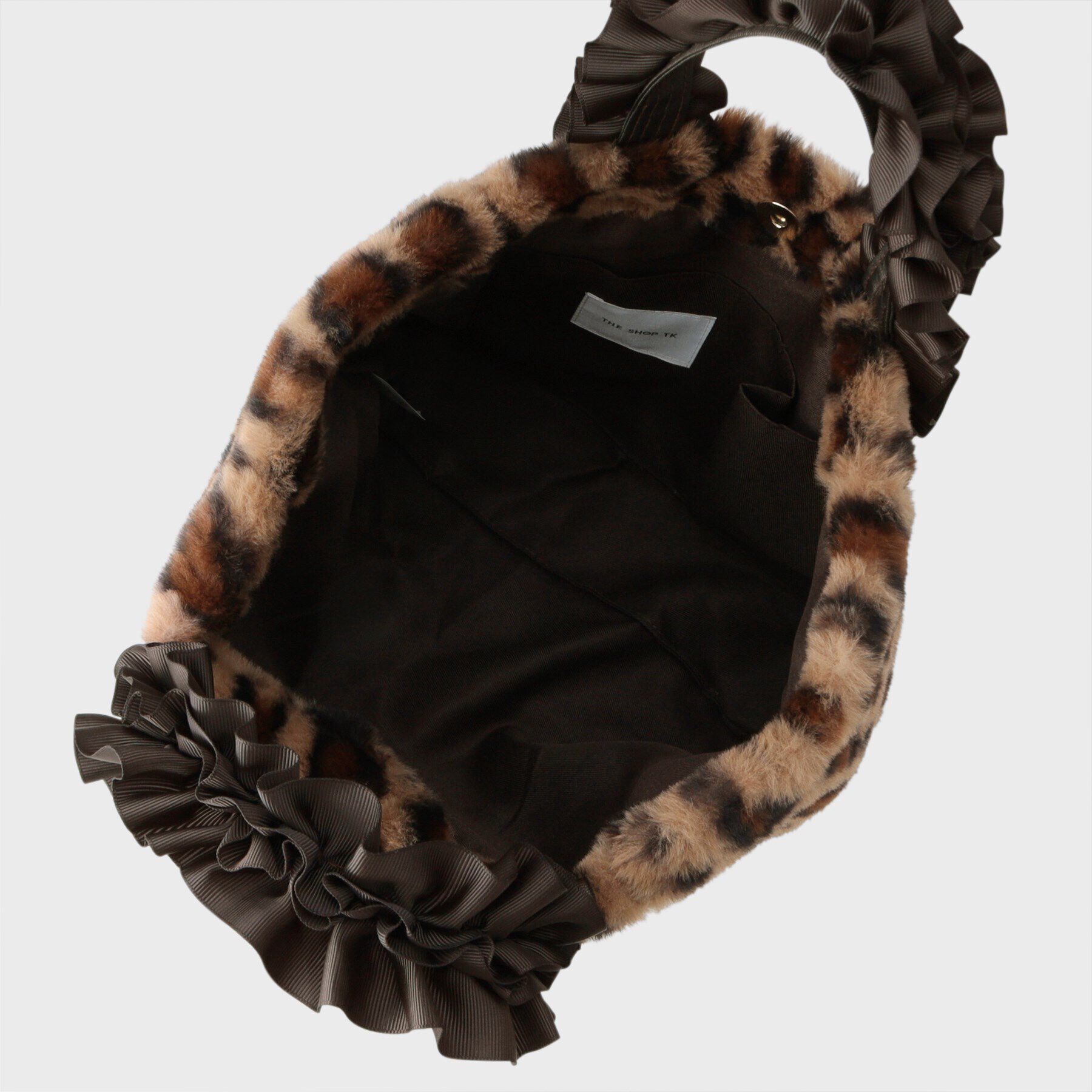 THE SHOP TK「フリルファーハンドバッグ」|ハンドバッグ|