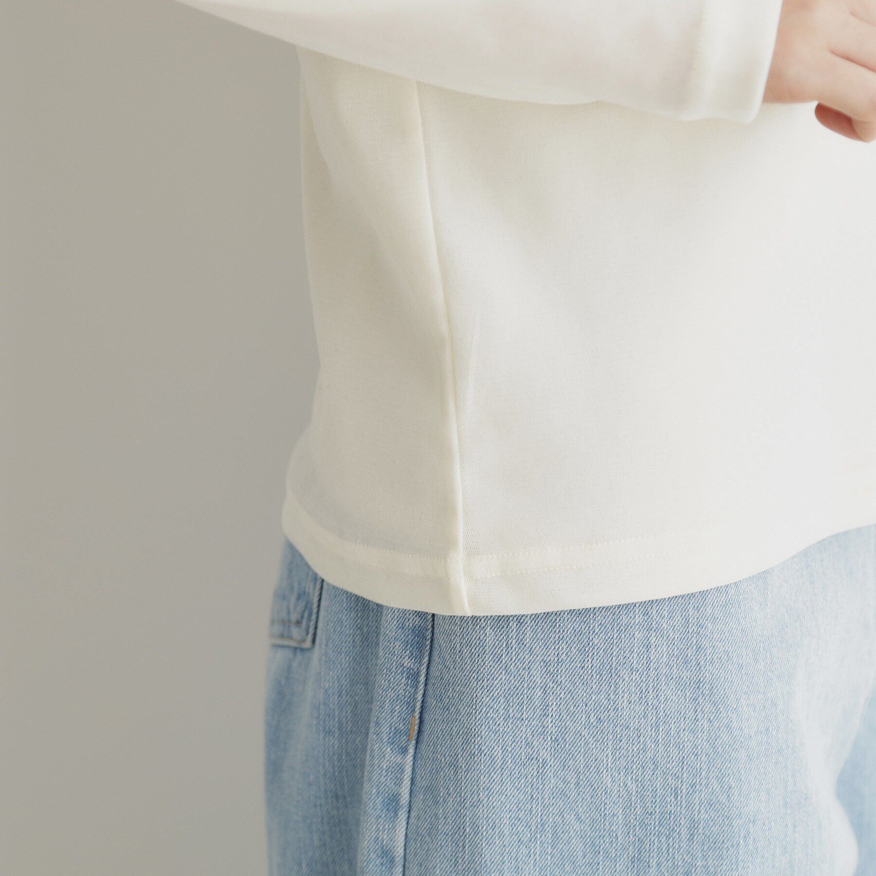 THE SHOP TK「クラッシュベロア長袖【洗える】」|Tシャツ・カットソー|