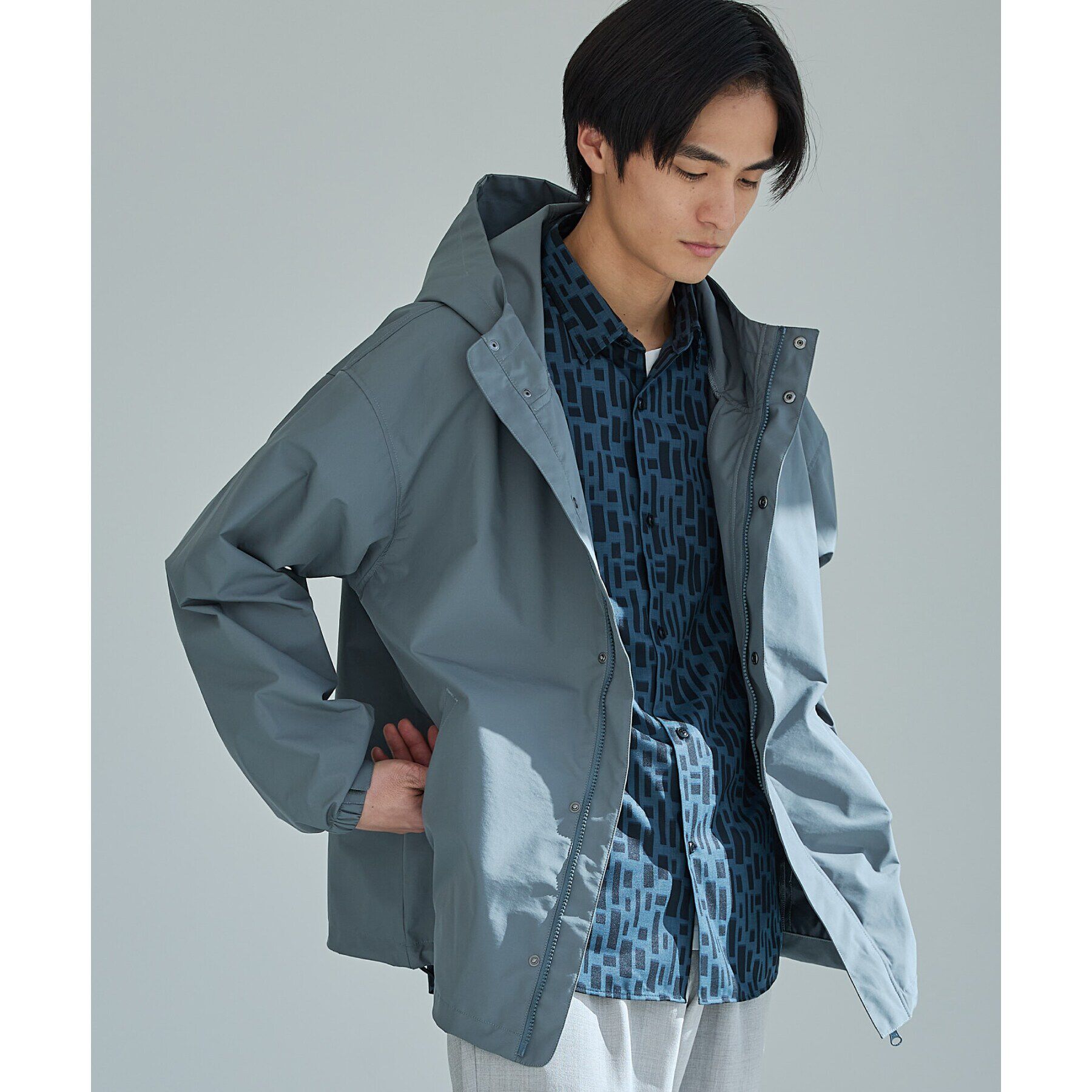 THE SHOP TK「3レイヤーマウンテンパーカ　防風機能」|ブルゾン・スタジャン|