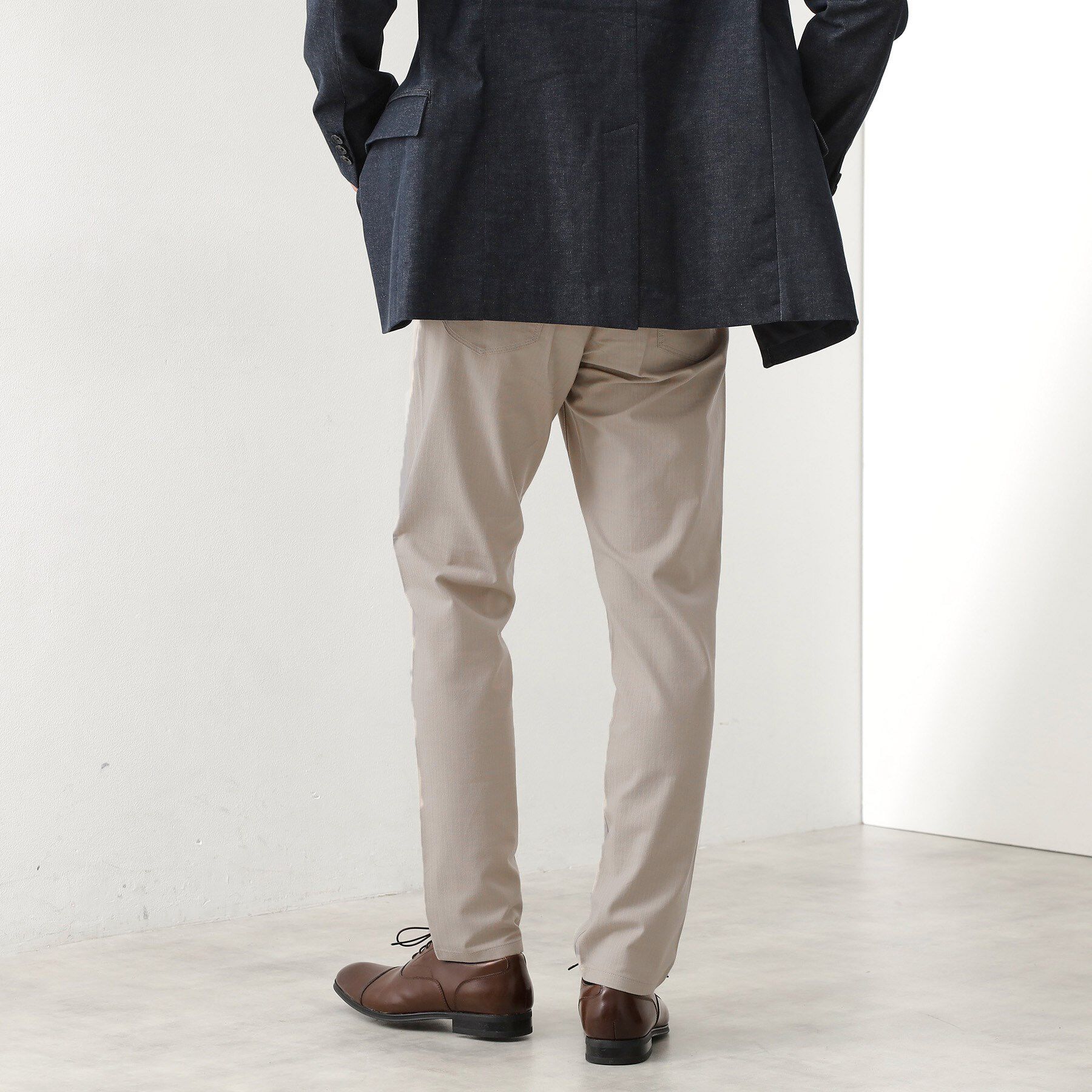 THE SHOP TK「【オールシーズン穿ける！】7DAYSストレッチへリンボンパンツ　ON&hArr;OFF兼用」|その他|