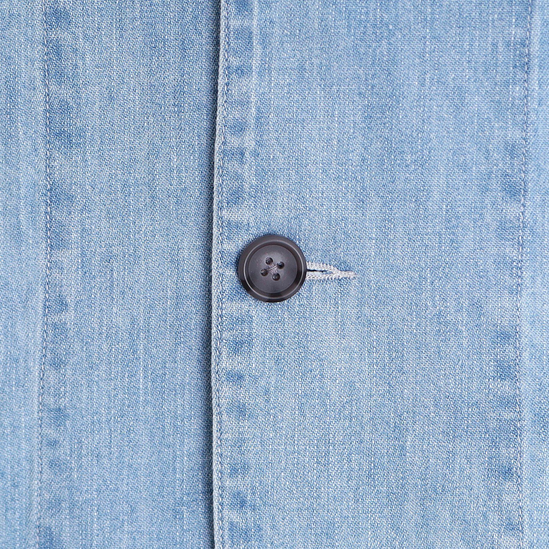 THE SHOP TK「綿麻デニムカバーオール　セットアップ可」|ブルゾン・スタジャン|