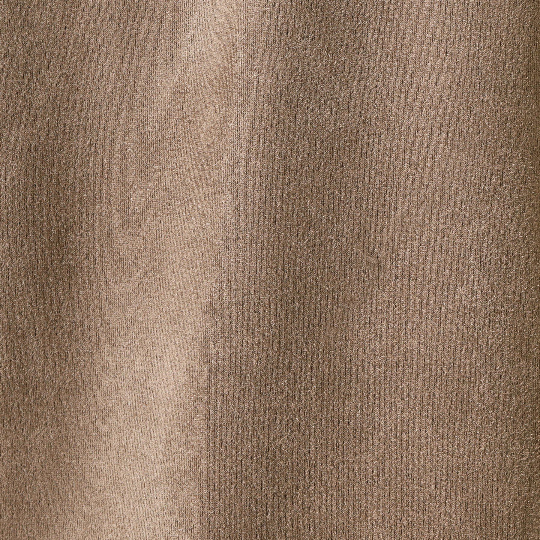 THE SHOP TK「フェイクスウェードアンサンブルカーディガン【五分袖カーディガン＋半袖Tシャツセットアイテム】」|カーディガン|