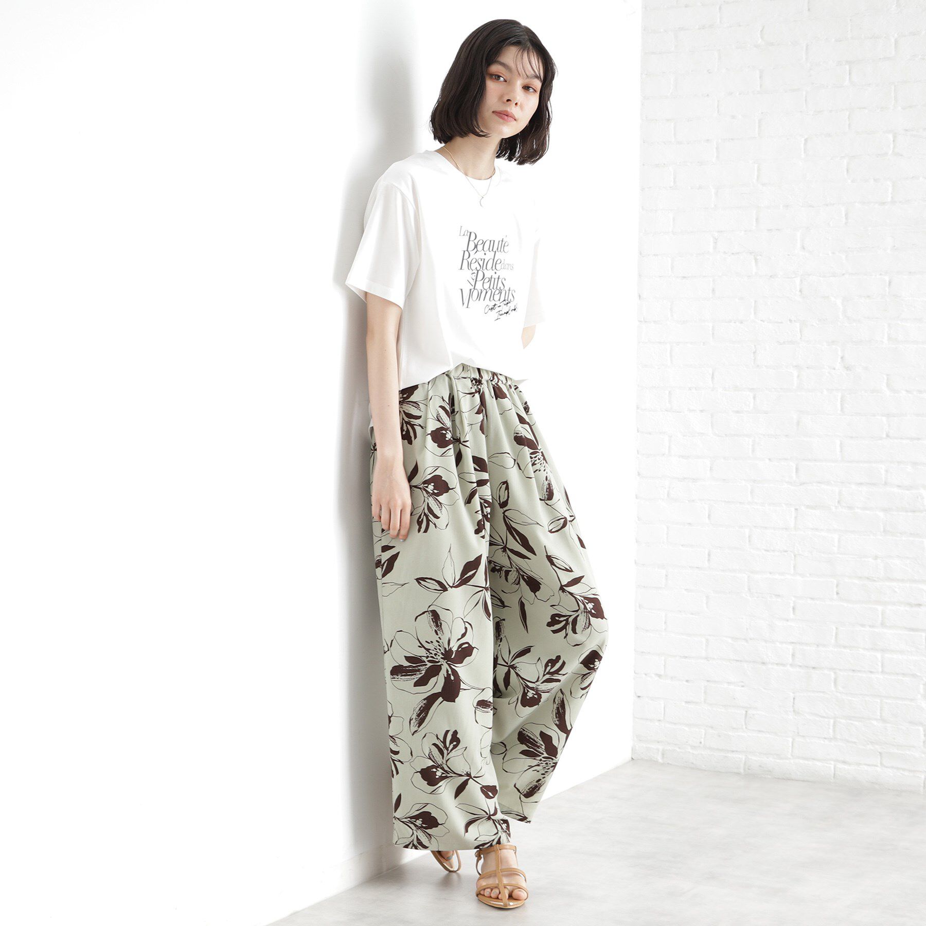 THE SHOP TK「ロゴアソートTシャツ【接触冷感/UVケア/洗濯機OK】」|Tシャツ・カットソー|