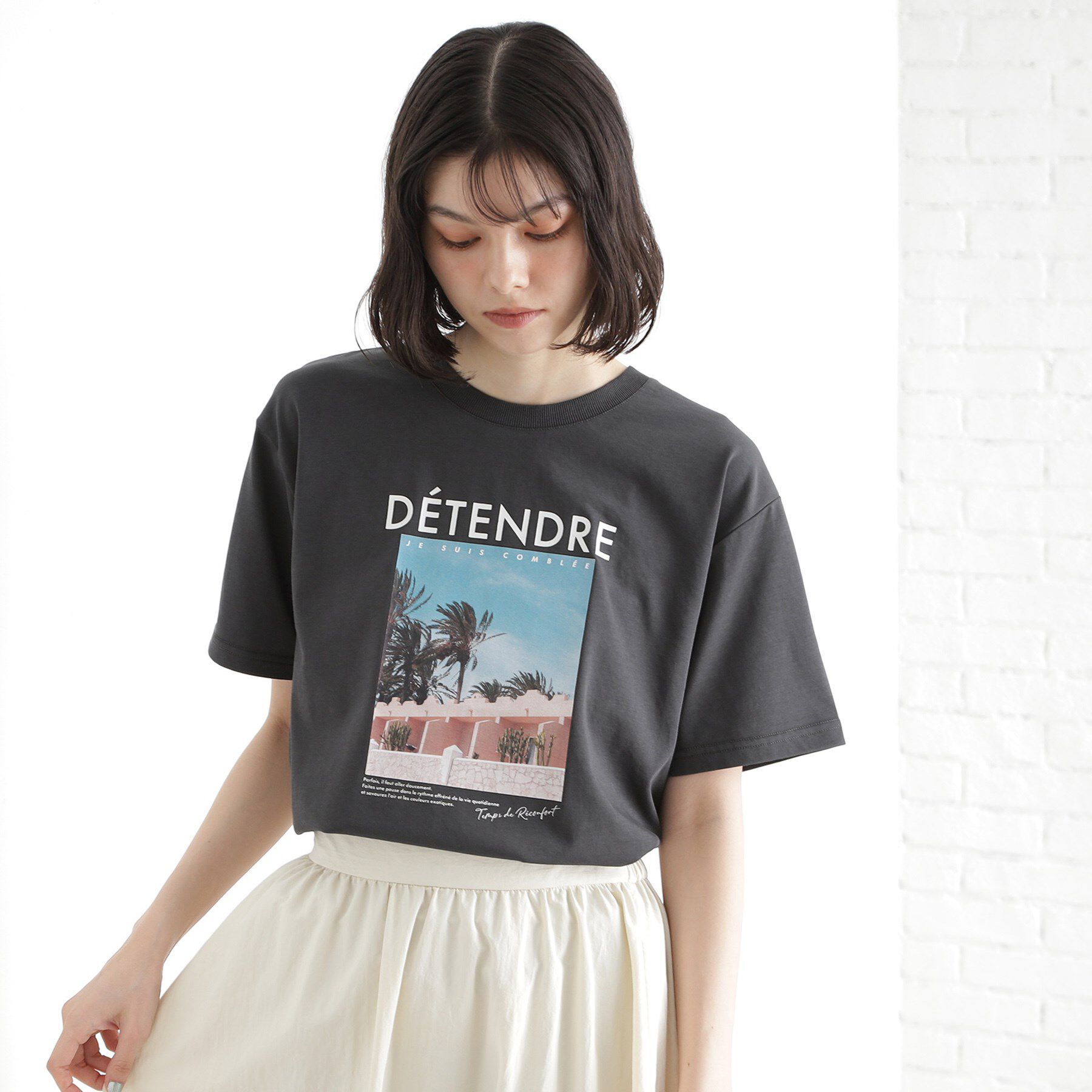 THE SHOP TK「ロゴアソートTシャツ【接触冷感/UVケア/洗濯機OK】」|Tシャツ・カットソー|