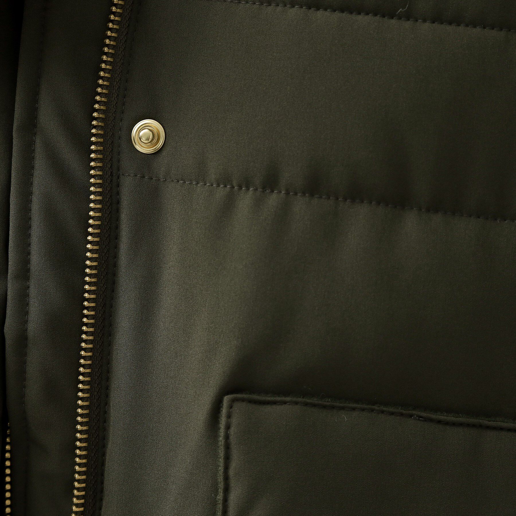 THE SHOP TK「【すっきり見えシルエット】上品ふわもこ中綿ブルゾン」|ダウン|