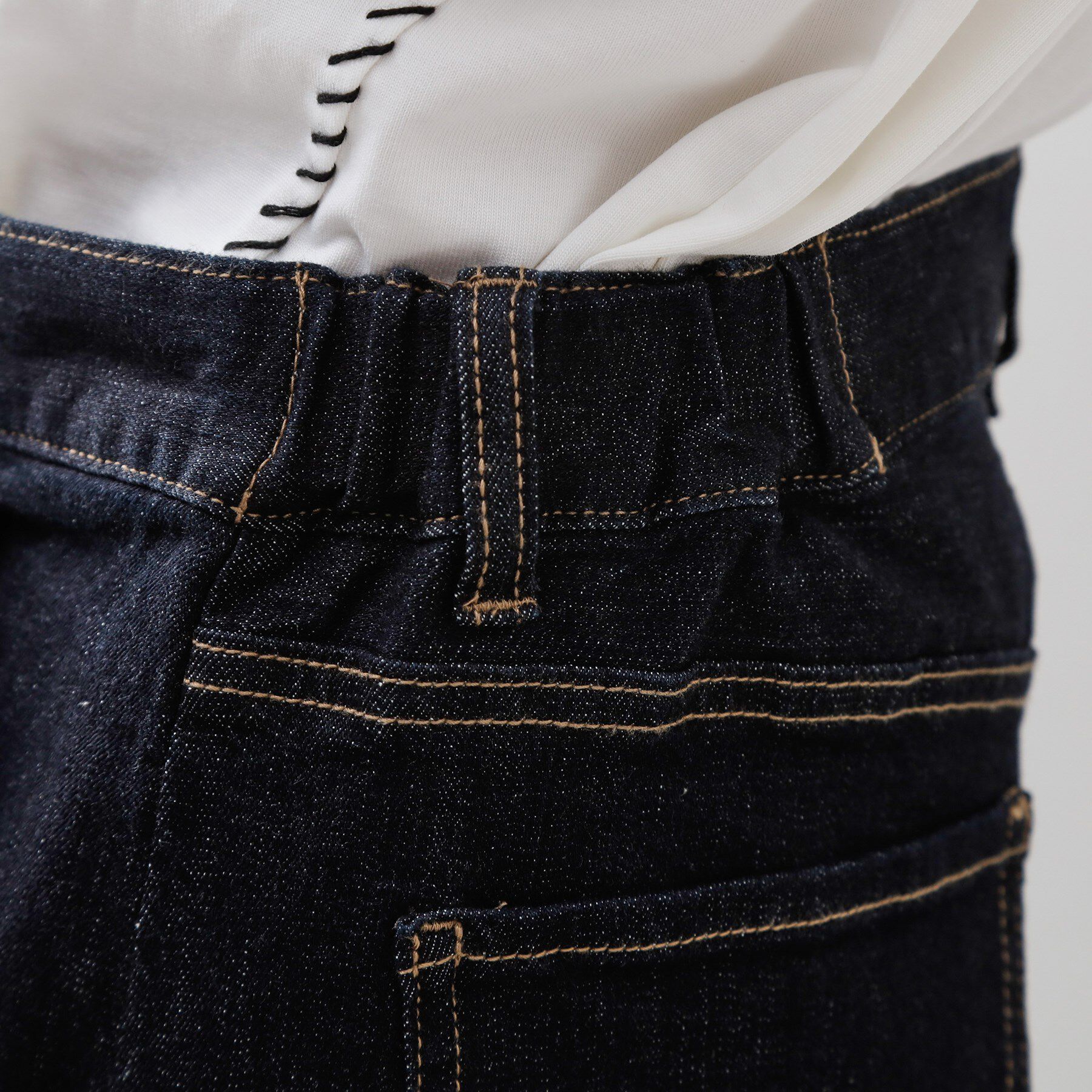 THE SHOP TK「コットンカーブデニム 【セットアップ可/洗濯機OK】」|デニム|