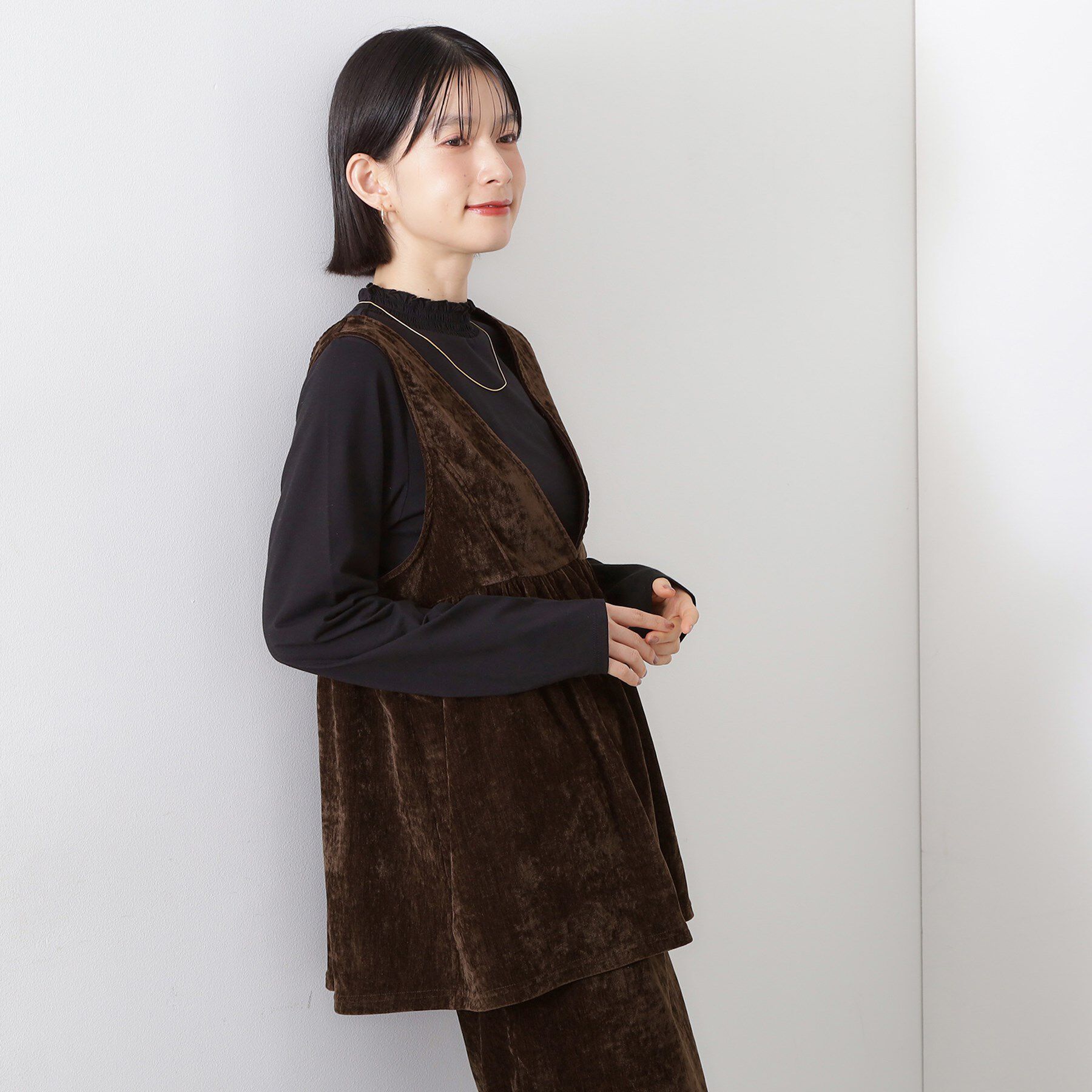 THE SHOP TK「ベロアセットアップ」|スーツ|