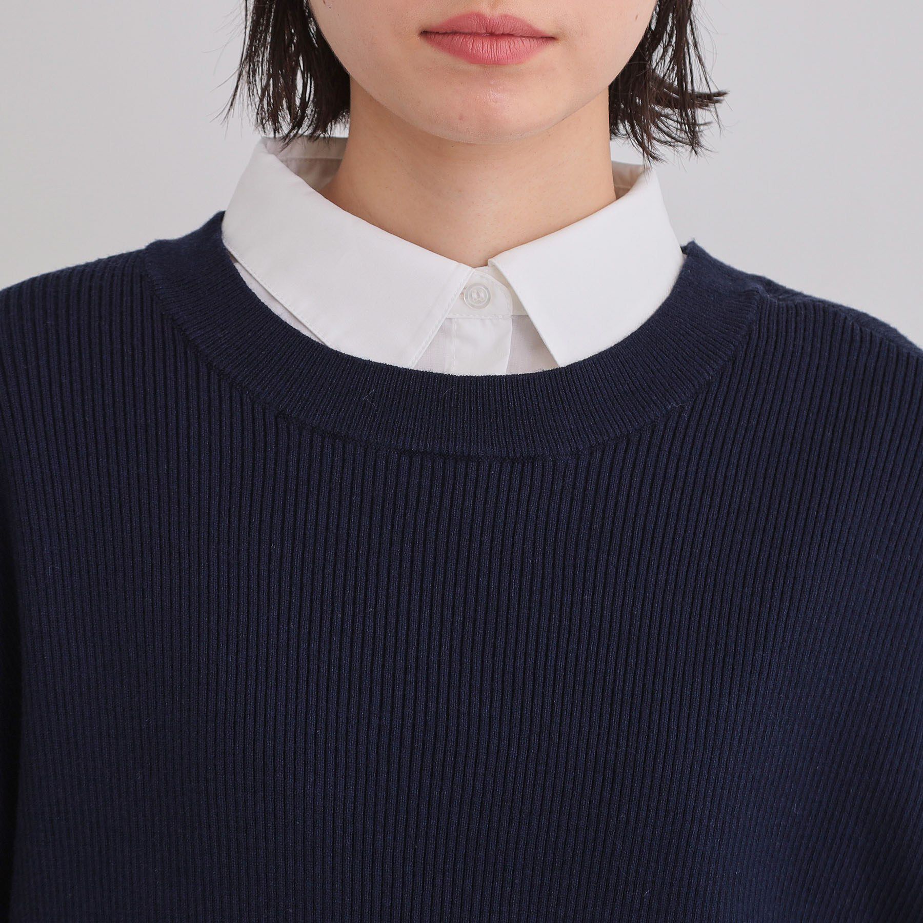 THE SHOP TK「【2点セット】レイヤードスタイルでこなれ見え ニットベスト＆シャツ」|その他|