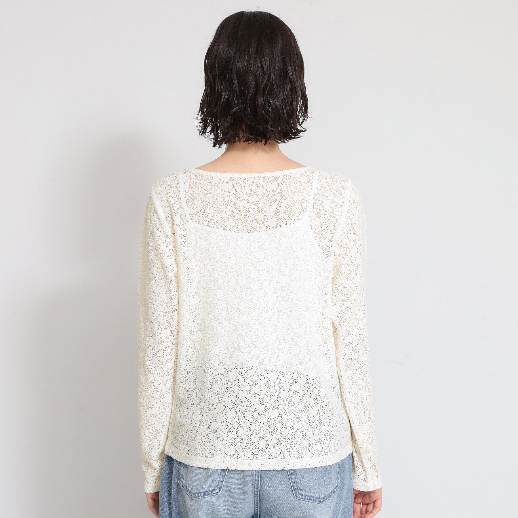 THE SHOP TK「レースプルオーバー」|Tシャツ・カットソー|