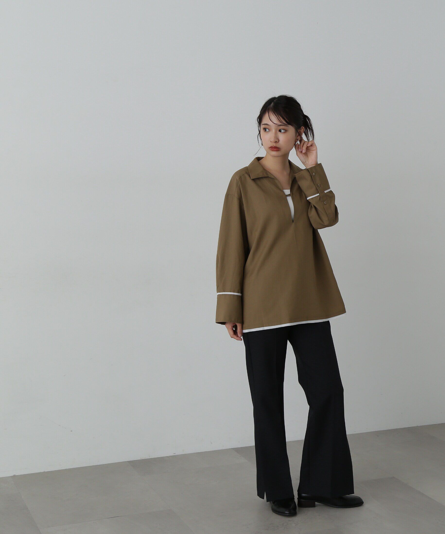  「サイドベントフレアパンツ《S Size Line》」|その他|