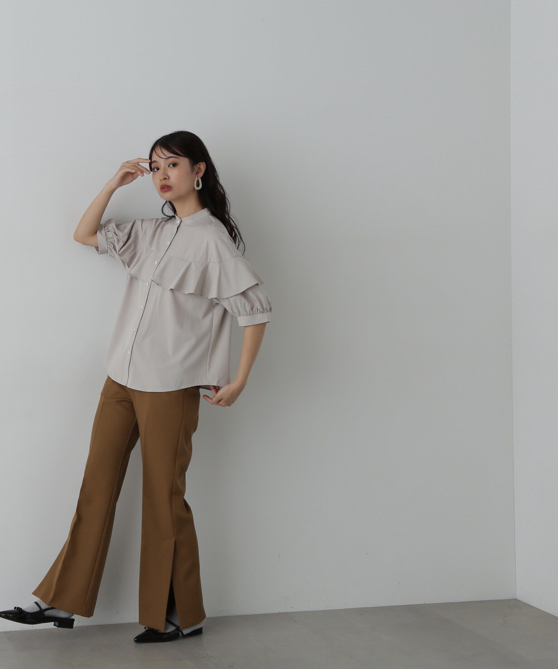  「サイドベントフレアパンツ《S Size Line》」|その他|