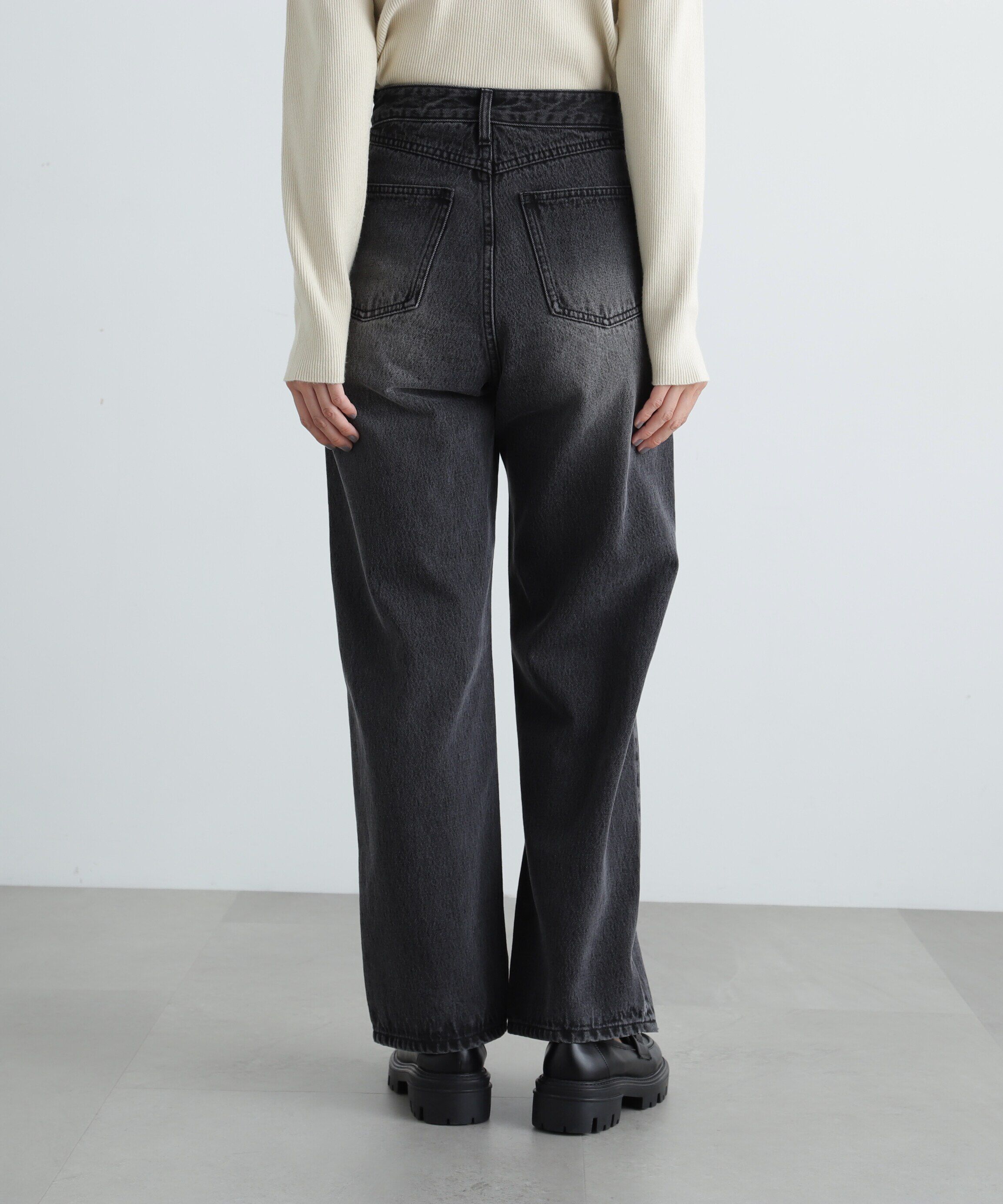  「ハイウエストストレートデニムパンツ《S Size Line》」|その他|