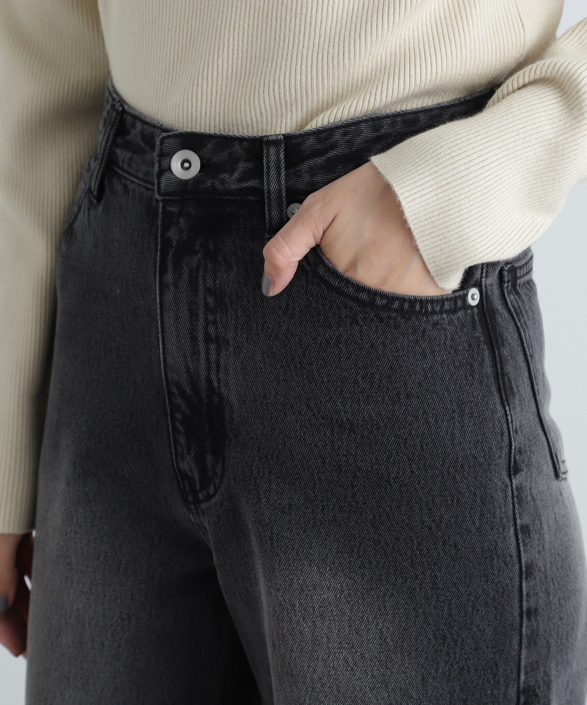  「ハイウエストストレートデニムパンツ《S Size Line》」|その他|