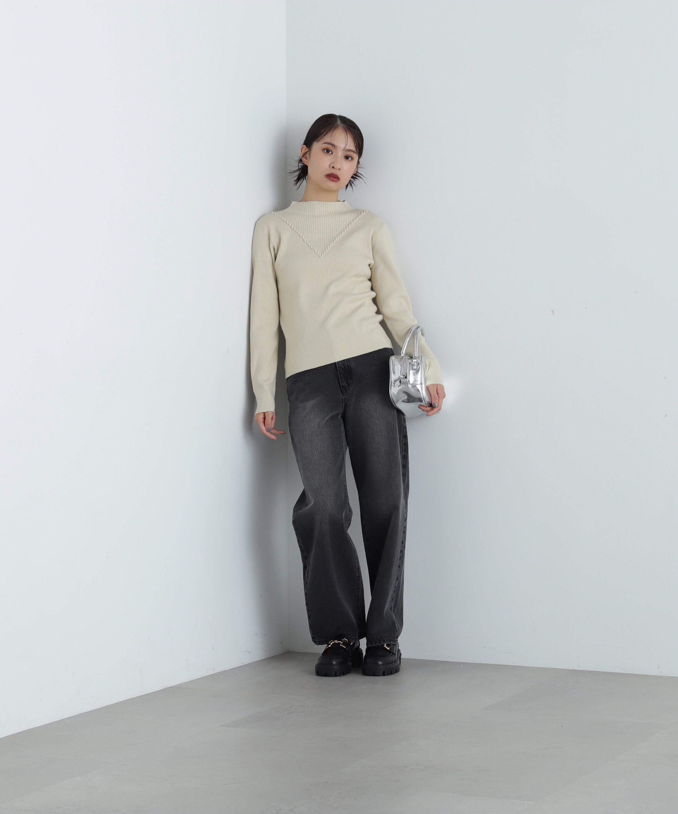  「ハイウエストストレートデニムパンツ《S Size Line》」|その他|