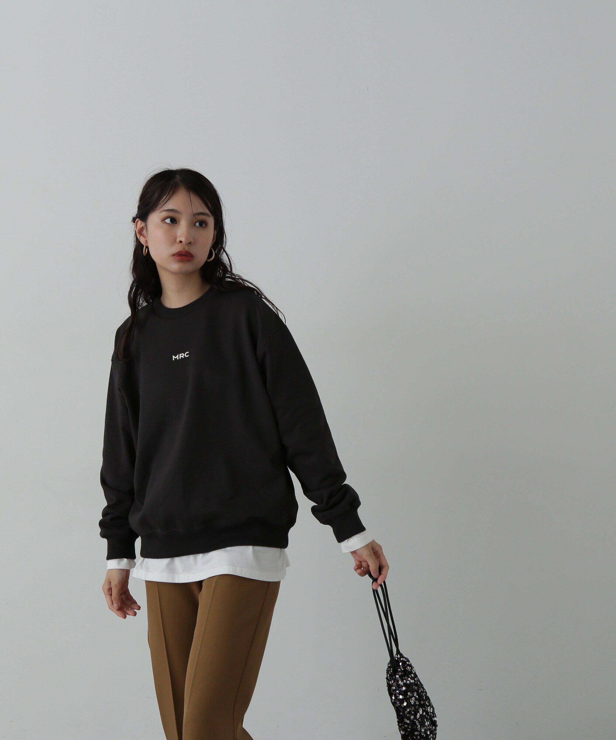  「フロント刺繍スウェット」|Tシャツ・カットソー|