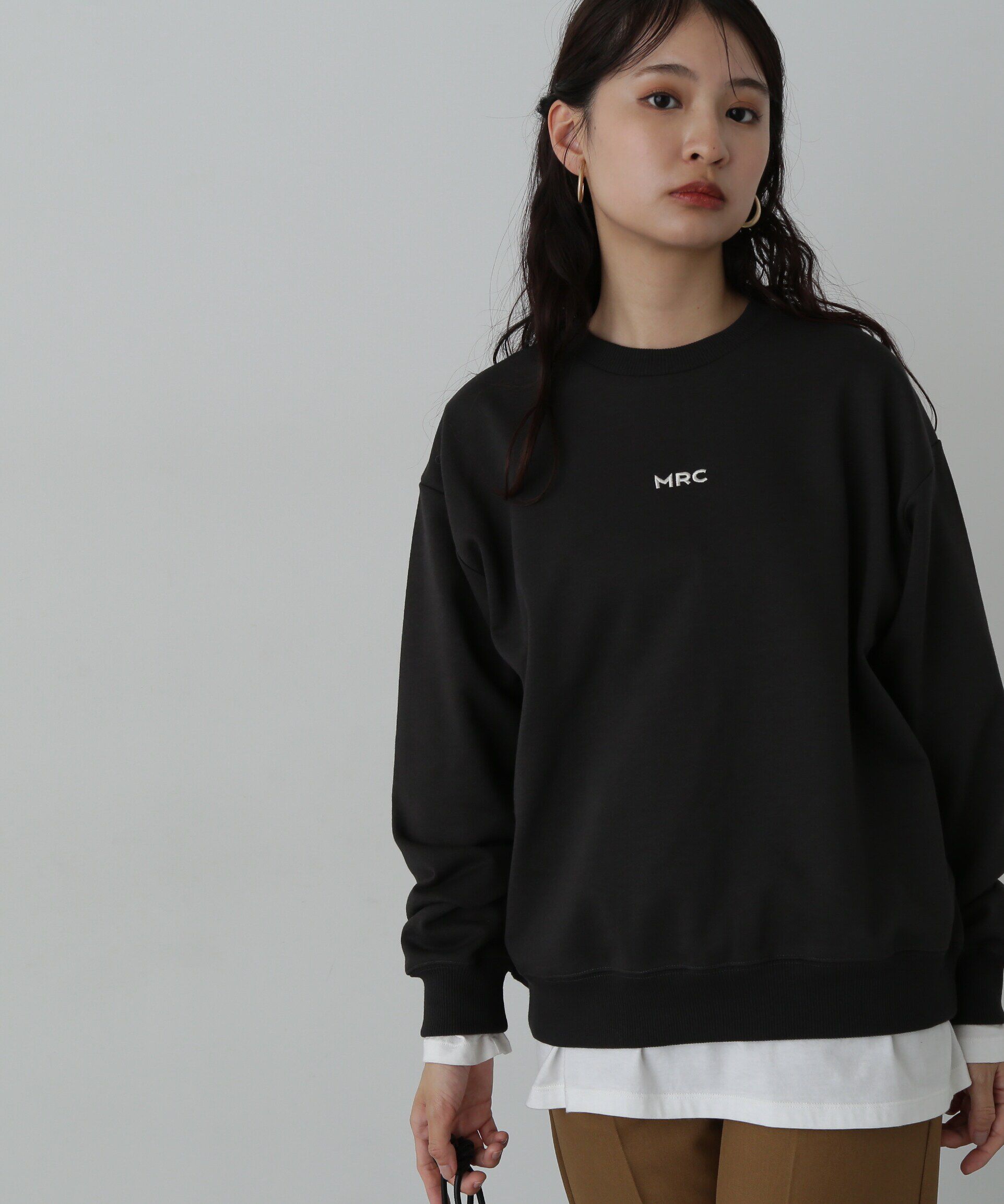  「フロント刺繍スウェット」|Tシャツ・カットソー|