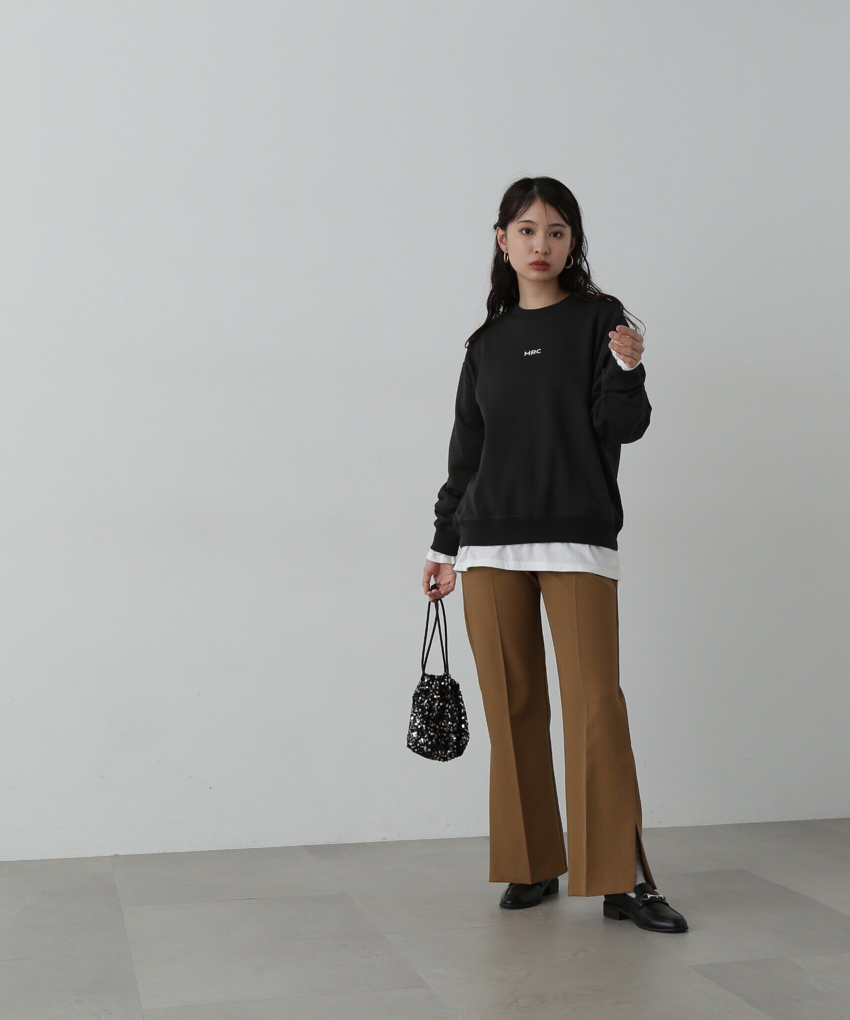  「フロント刺繍スウェット」|Tシャツ・カットソー|