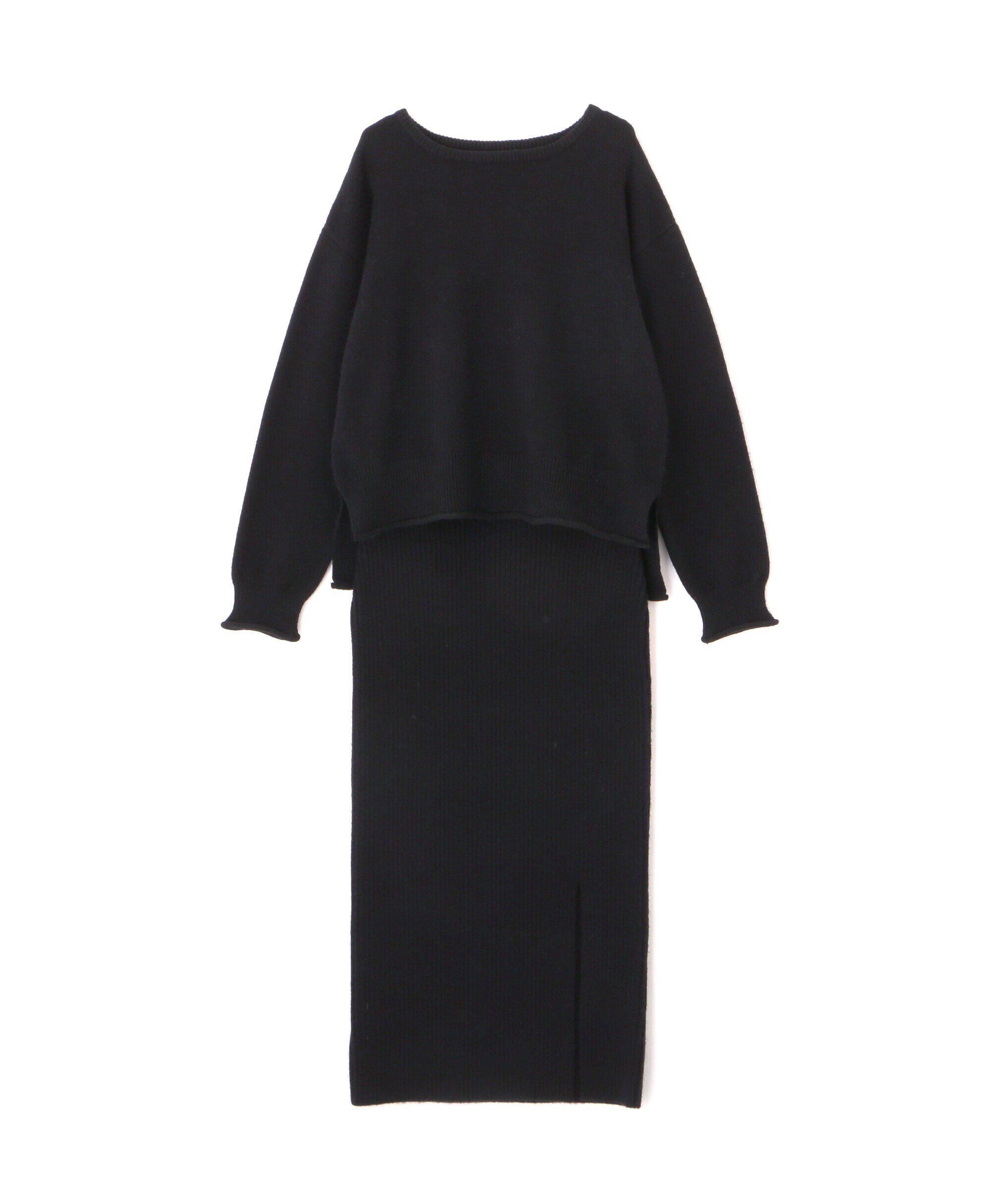  「ロールエッジゆるニットセットアップ」|ワンピース|