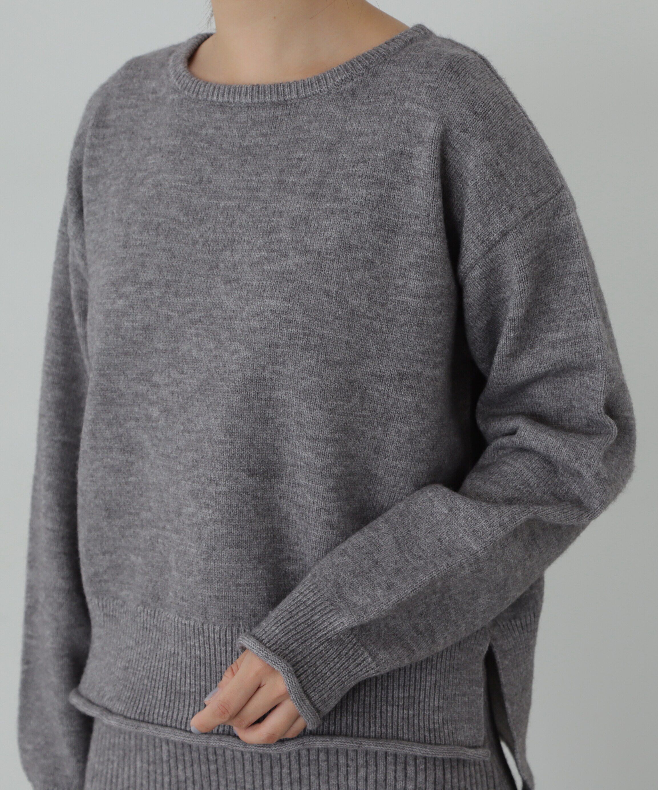  「ロールエッジゆるニットセットアップ」|ワンピース|