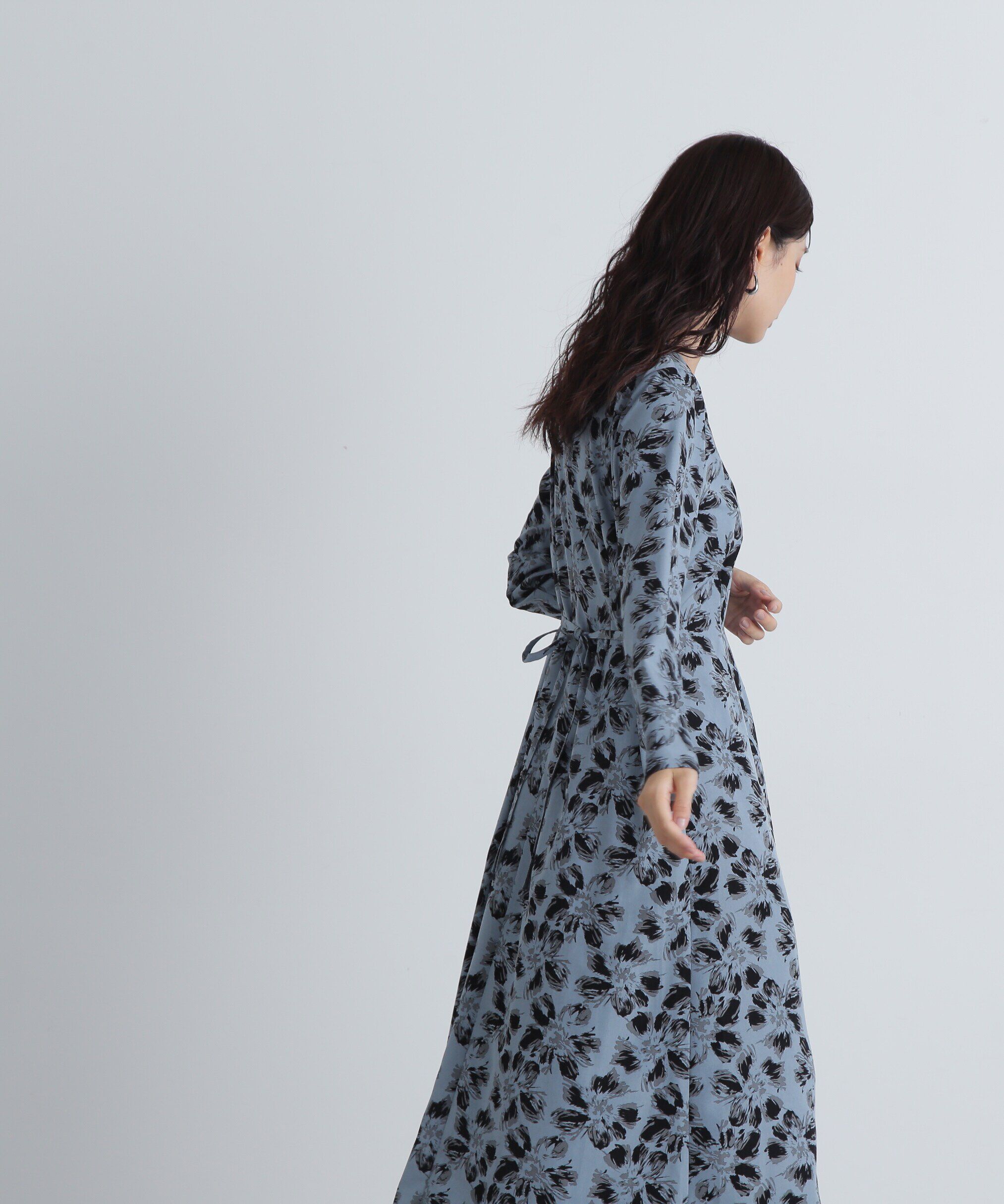  「シアーレイヤードプリントワンピース」|ワンピース|