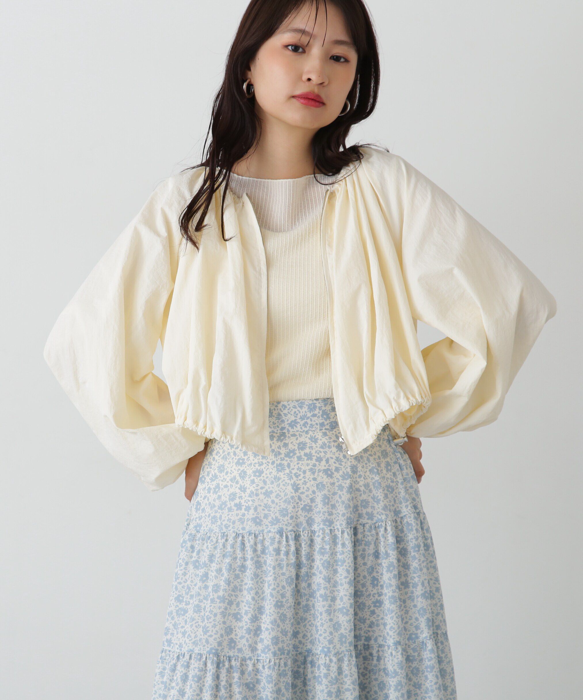  「シュリンクボートネックカットソー」|Tシャツ・カットソー|