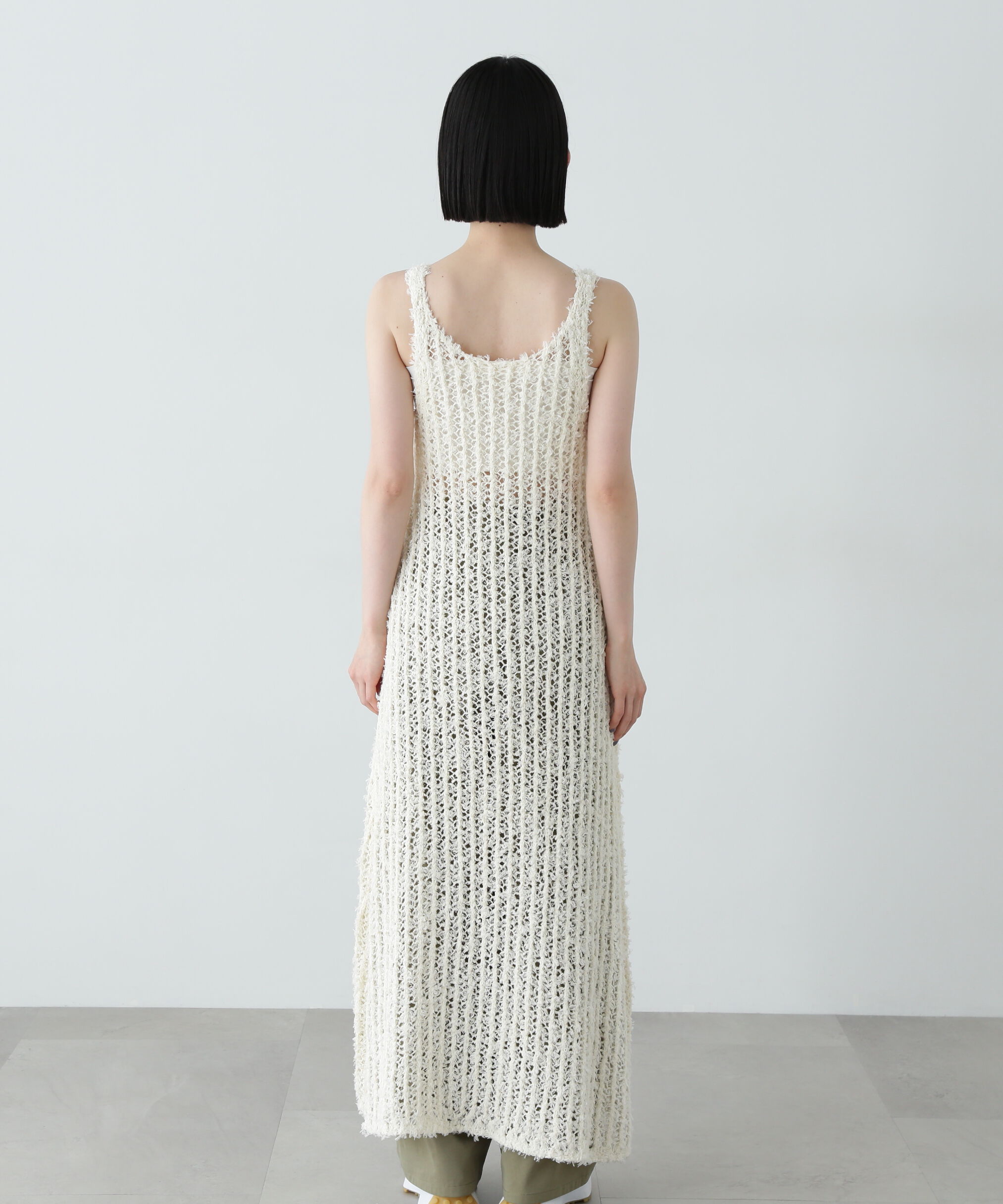  「メッシュニットワンピース」|ワンピース|