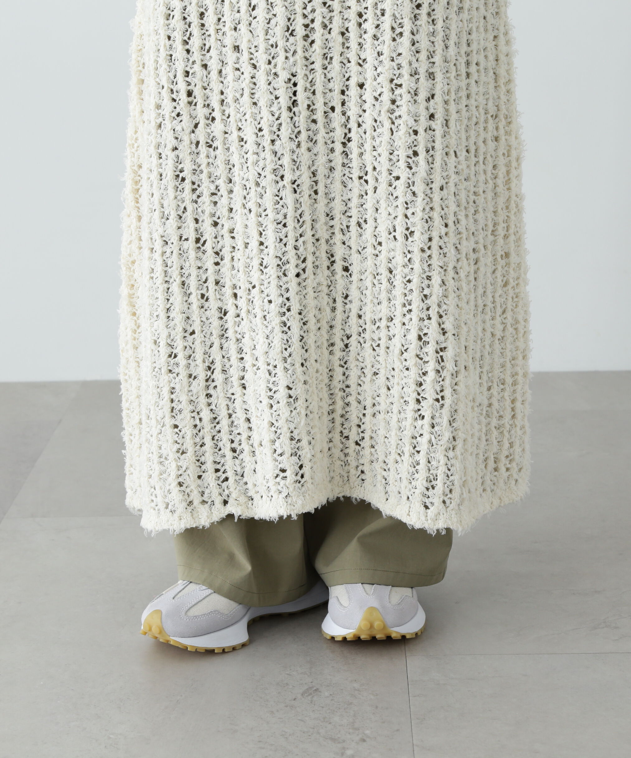  「メッシュニットワンピース」|ワンピース|