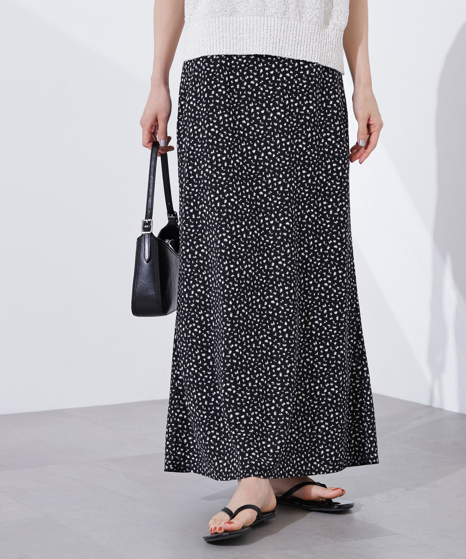  「アニマルプリントナロースカート」|スカート|