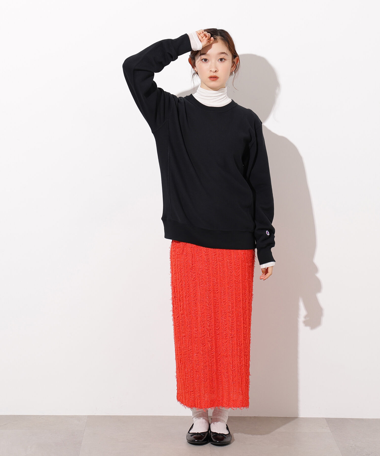  「フリンジニットスカート」|スカート|