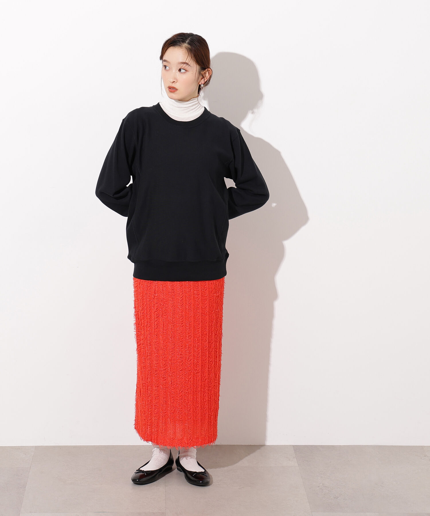  「フリンジニットスカート」|スカート|