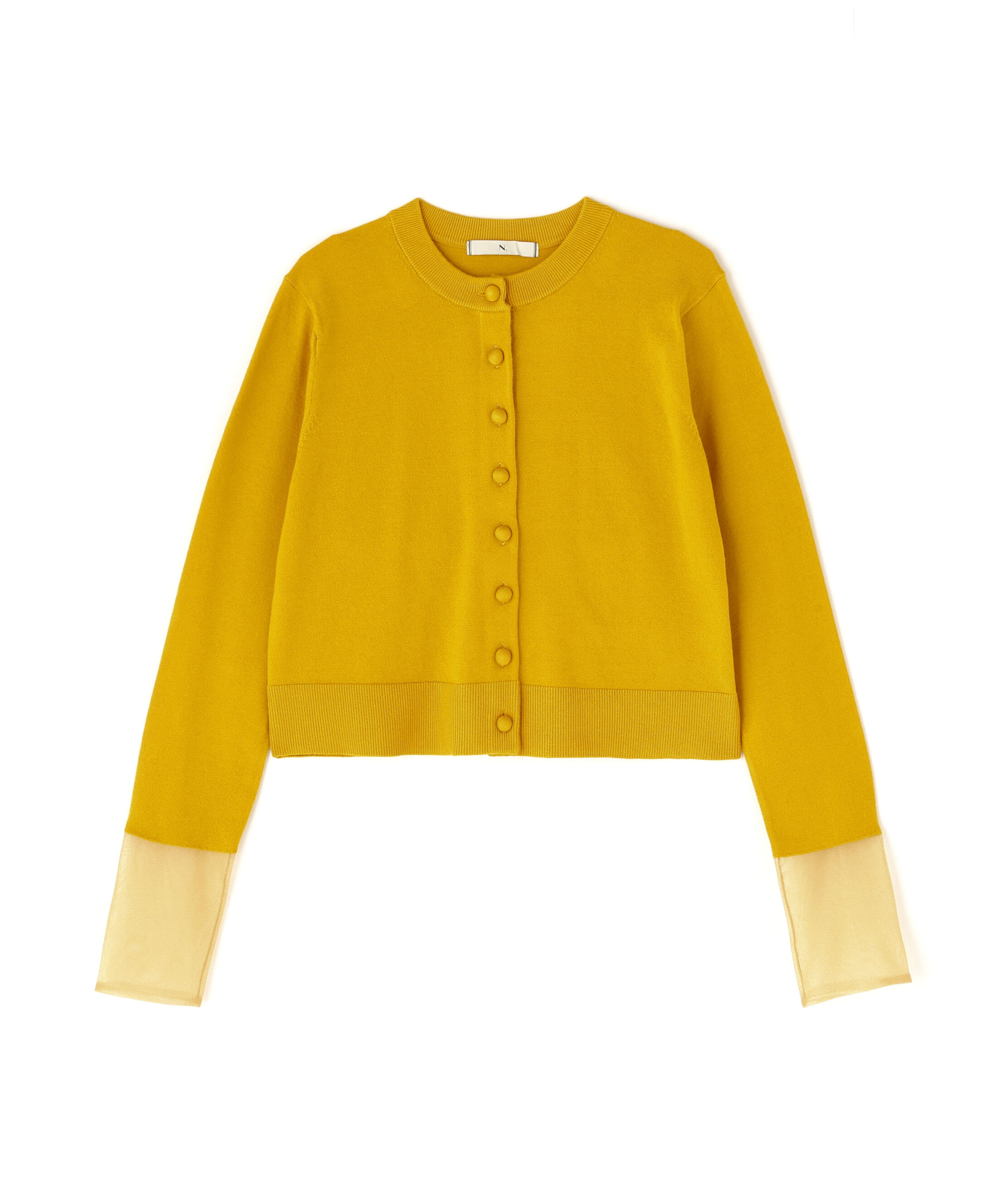  「シアーカフスコンパクトカーデ」|ニット・セーター|