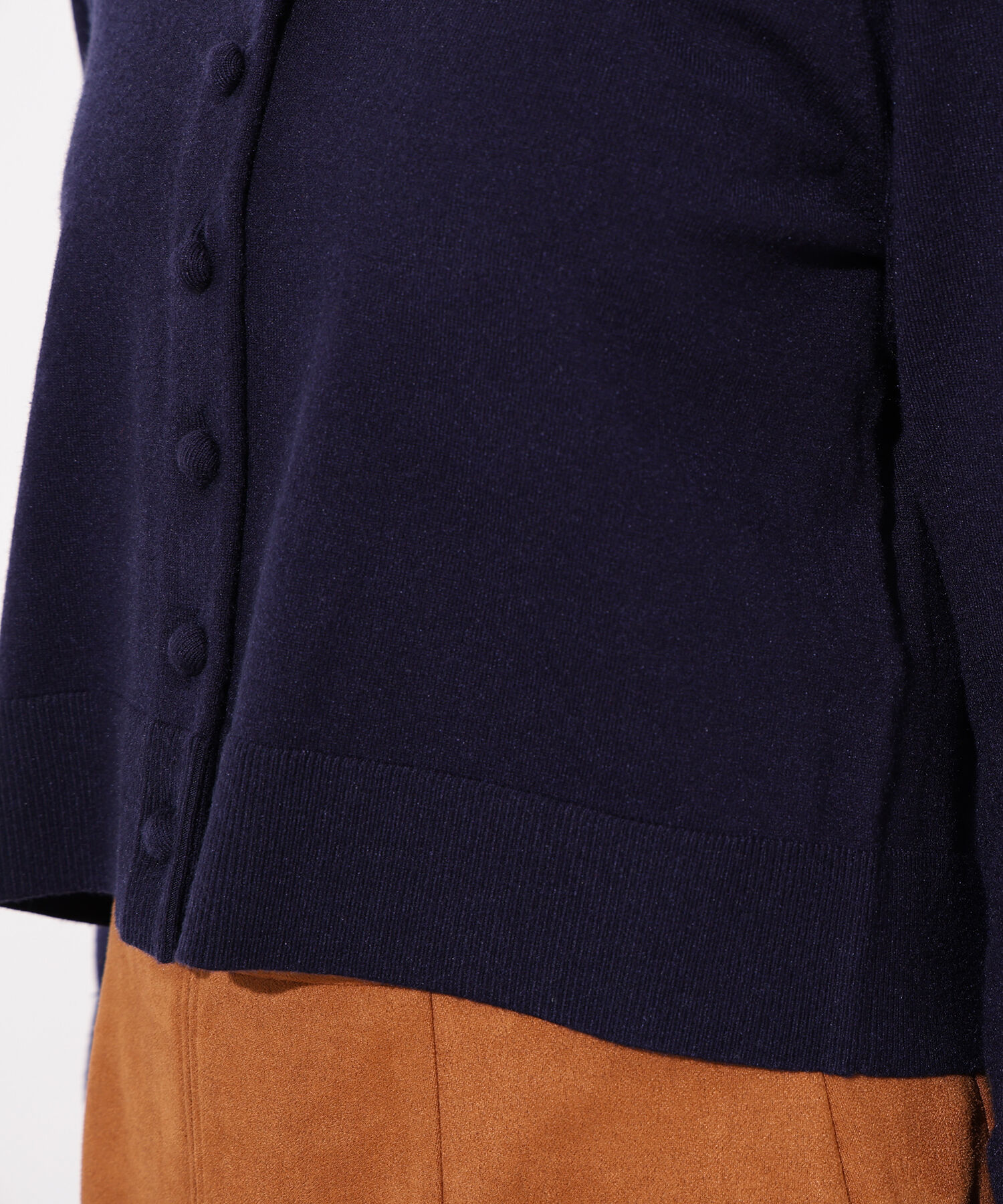  「シアーカフスコンパクトカーデ」|ニット・セーター|