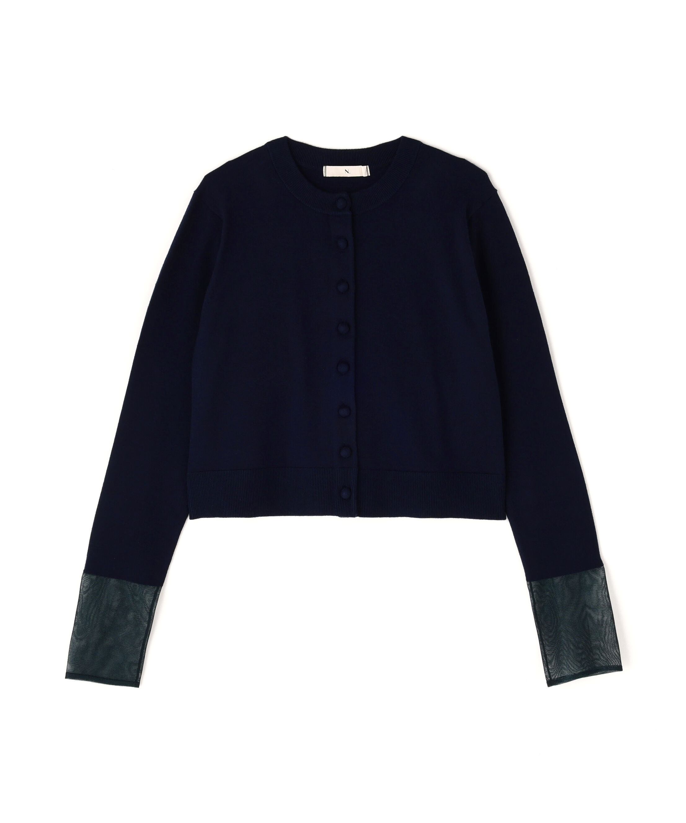  「シアーカフスコンパクトカーデ」|ニット・セーター|