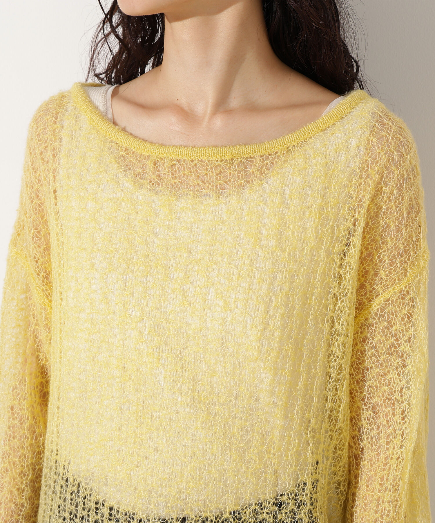  「モヘヤブレンドオーバーニット」|ニット・セーター|