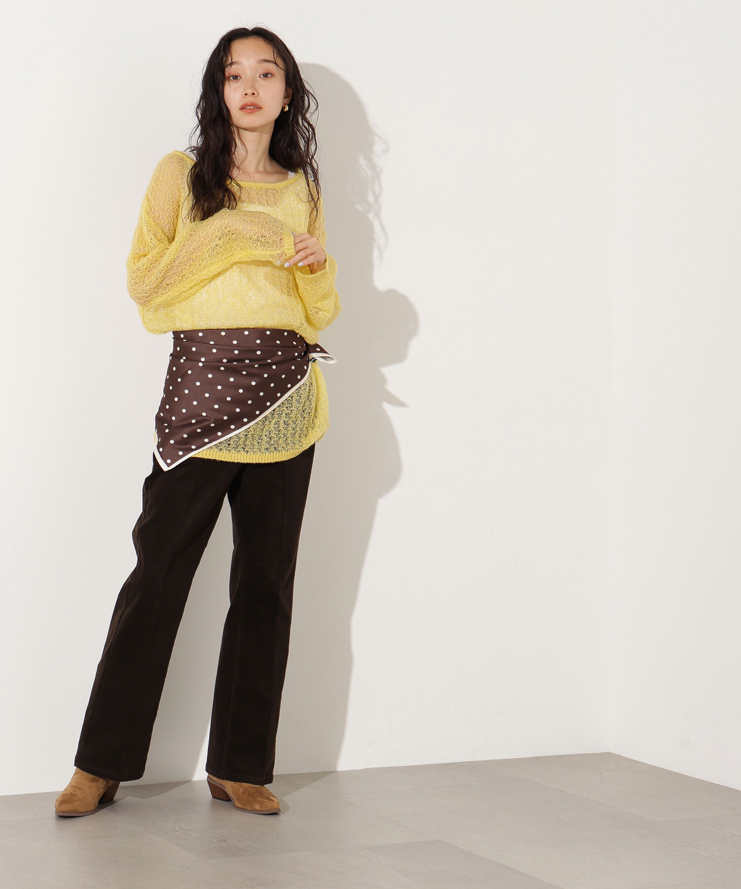  「モヘヤブレンドオーバーニット」|ニット・セーター|