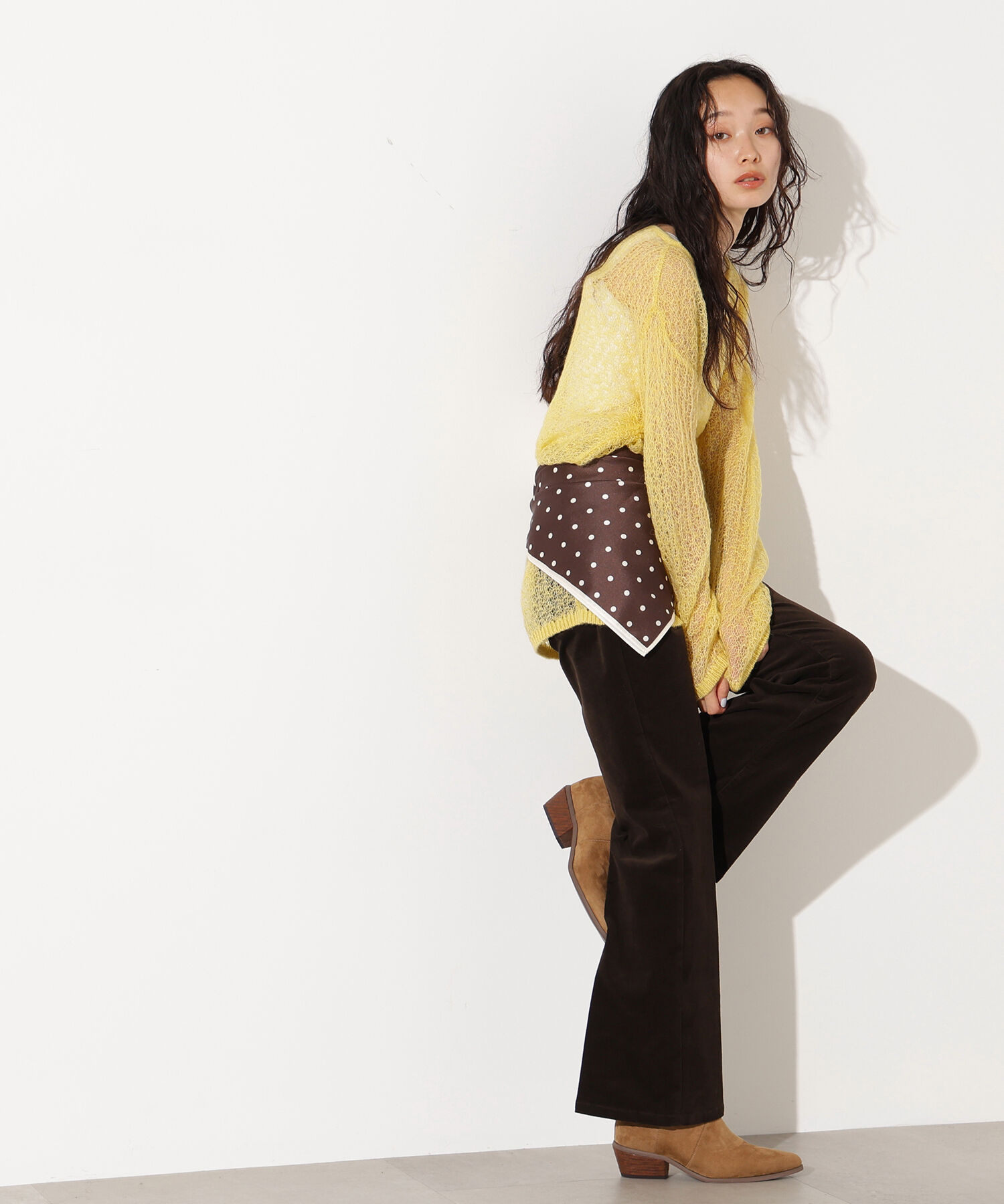  「モヘヤブレンドオーバーニット」|ニット・セーター|