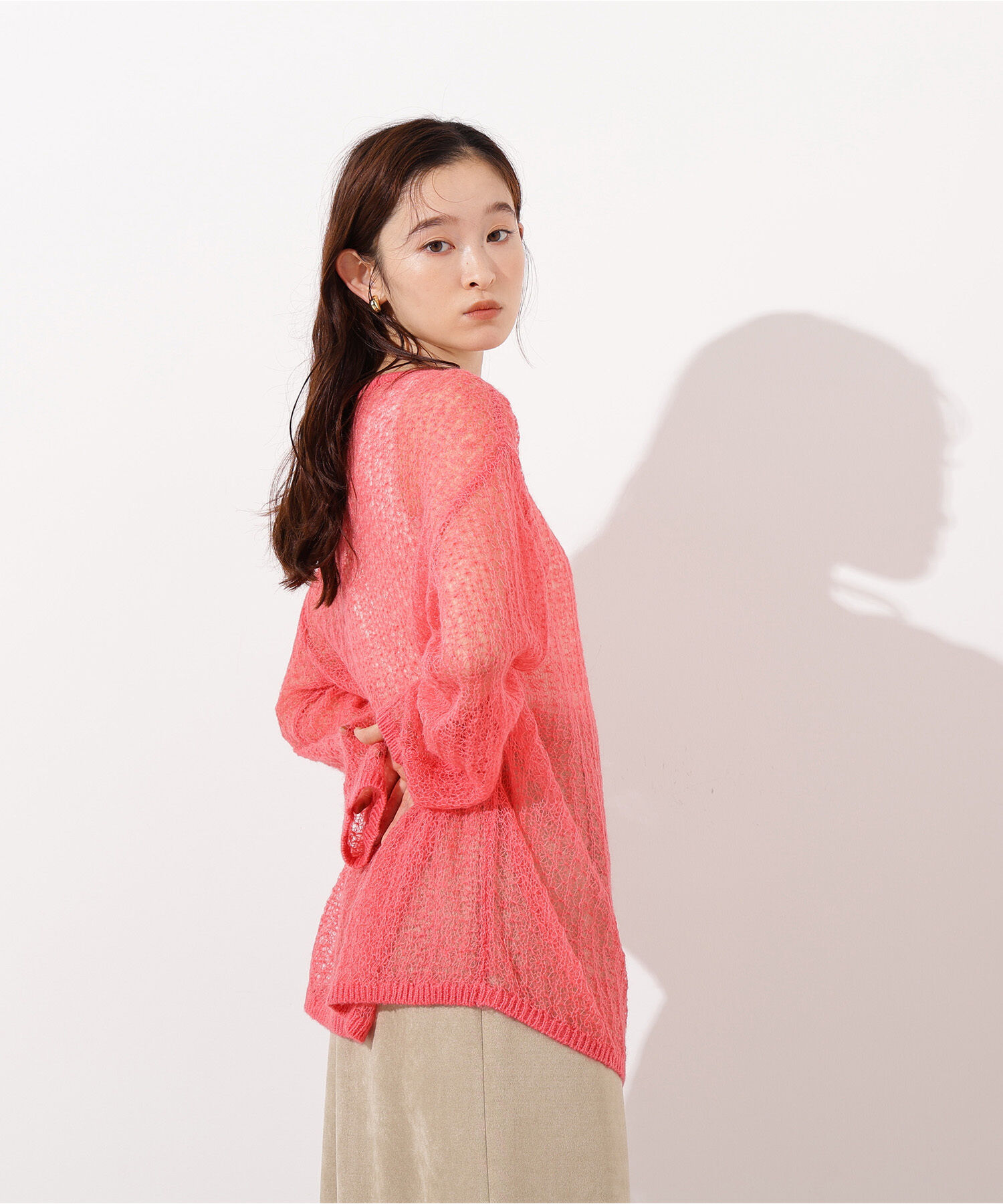  「モヘヤブレンドオーバーニット」|ニット・セーター|