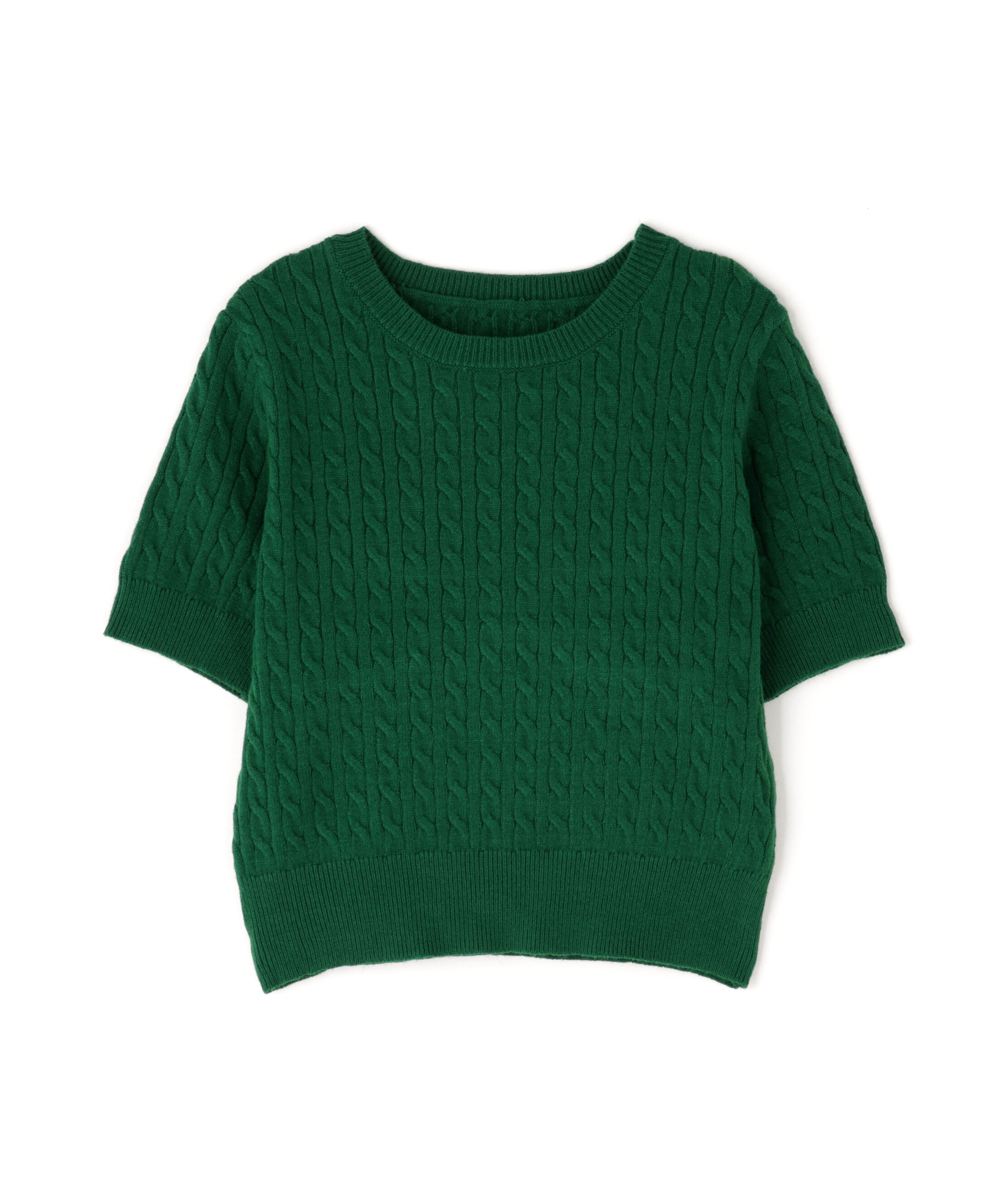  「メタルボタンケーブルアンサンブル」|ニット・セーター|