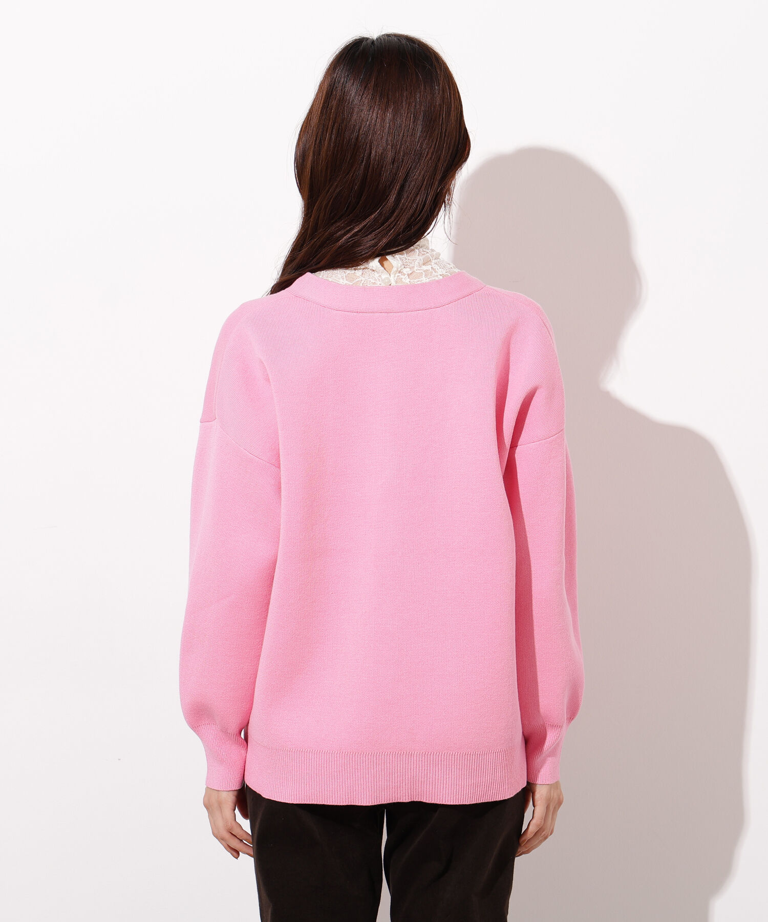  「スウェットライクフォルムカーディガン」|ニット・セーター|