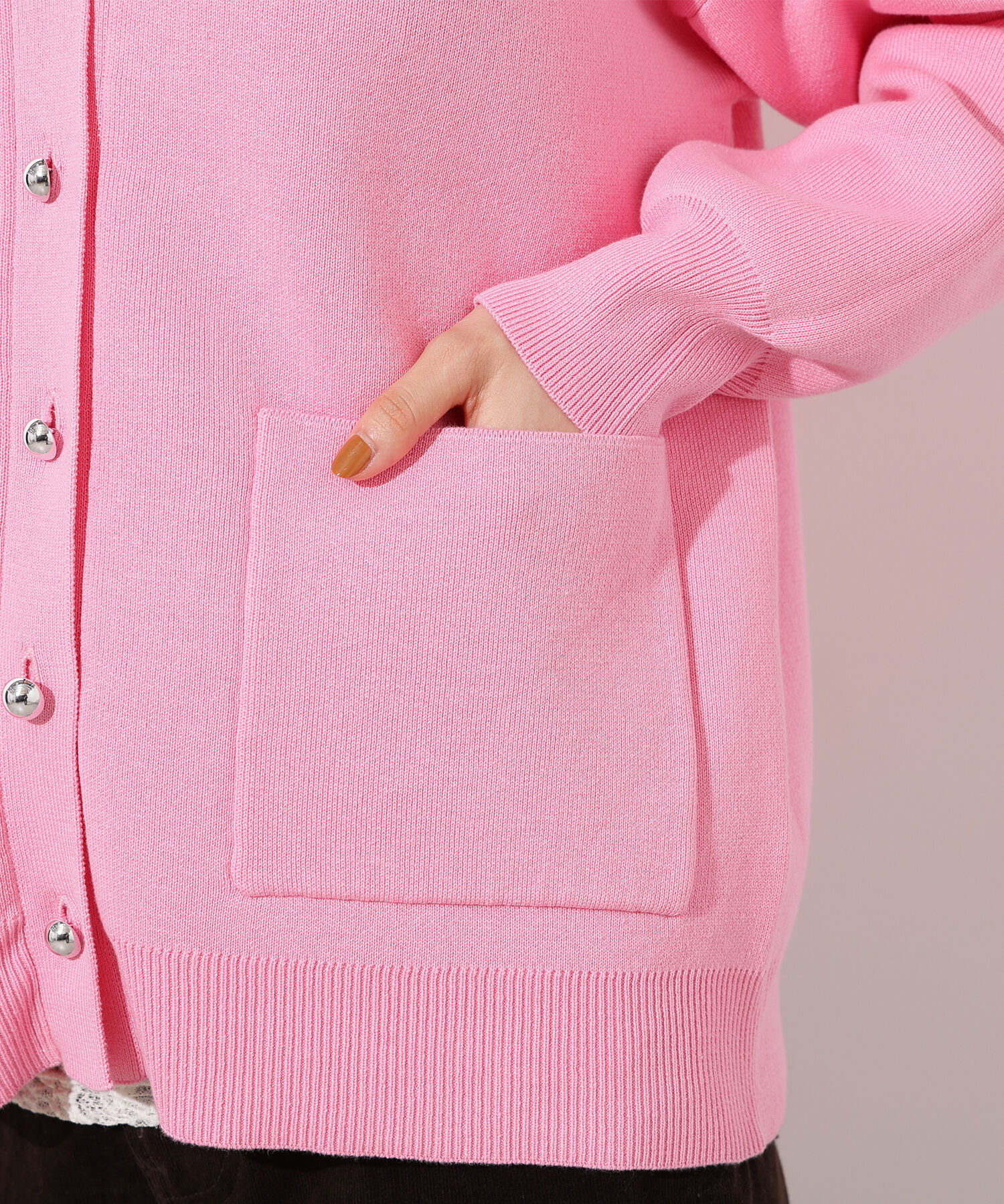  「スウェットライクフォルムカーディガン」|ニット・セーター|