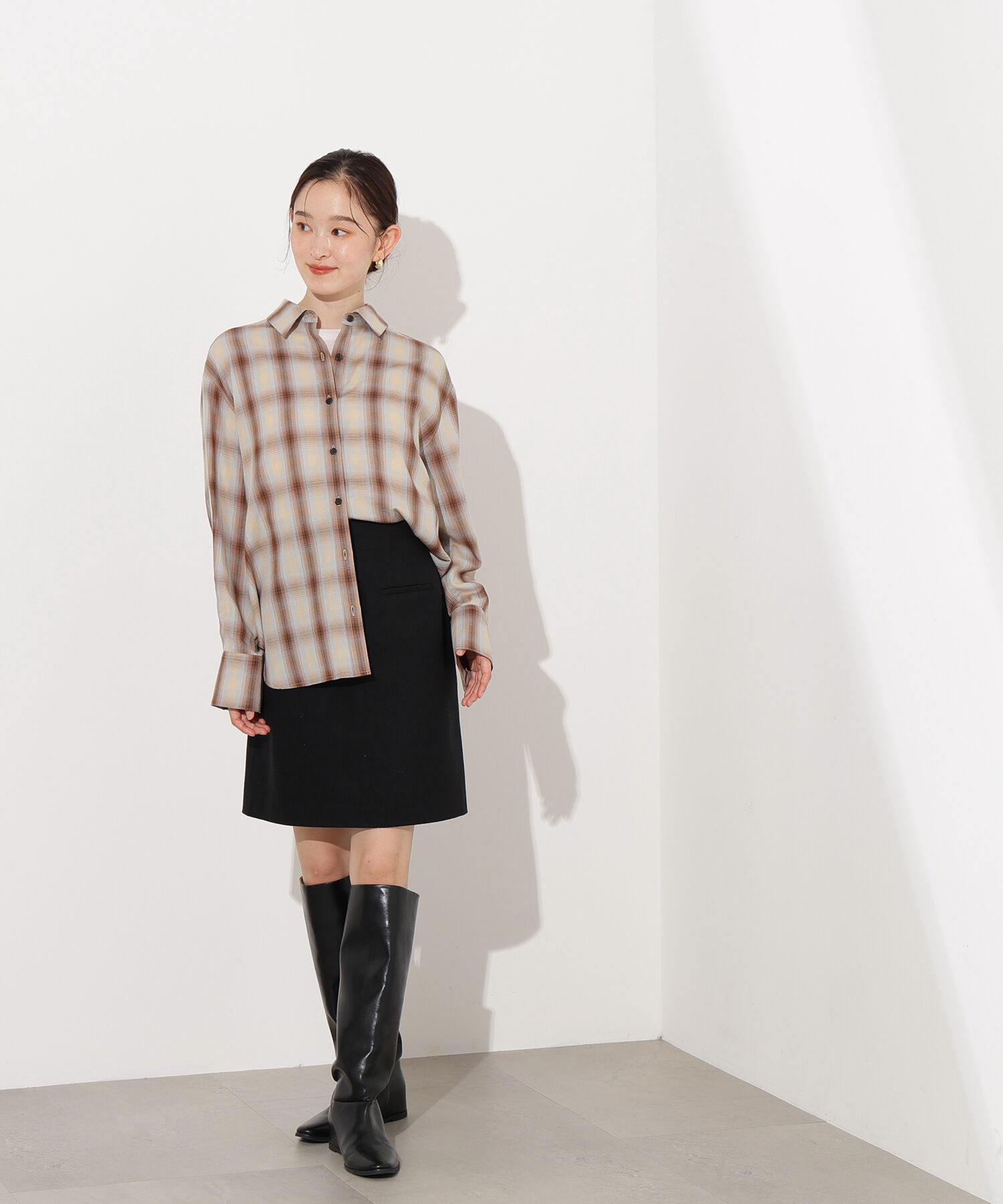  「フラノミニスカート」|スカート|