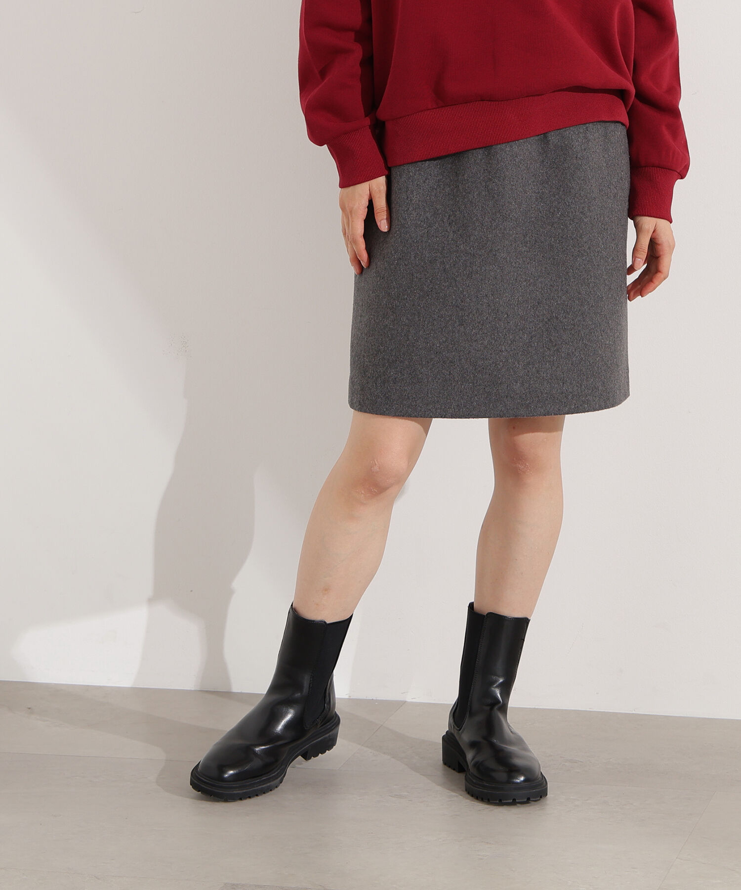  「フラノミニスカート」|スカート|