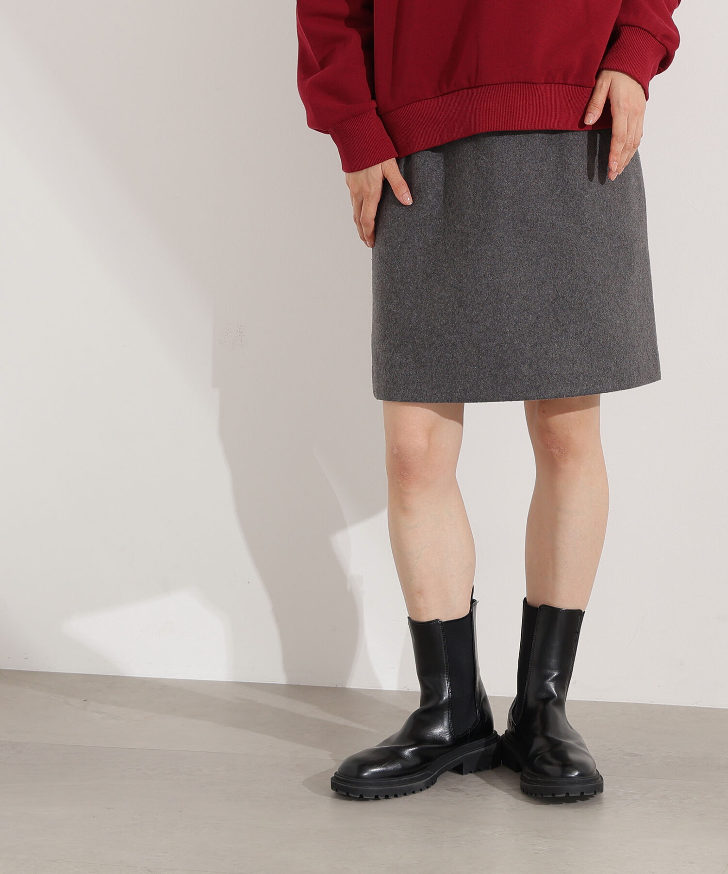  「フラノミニスカート」|スカート|