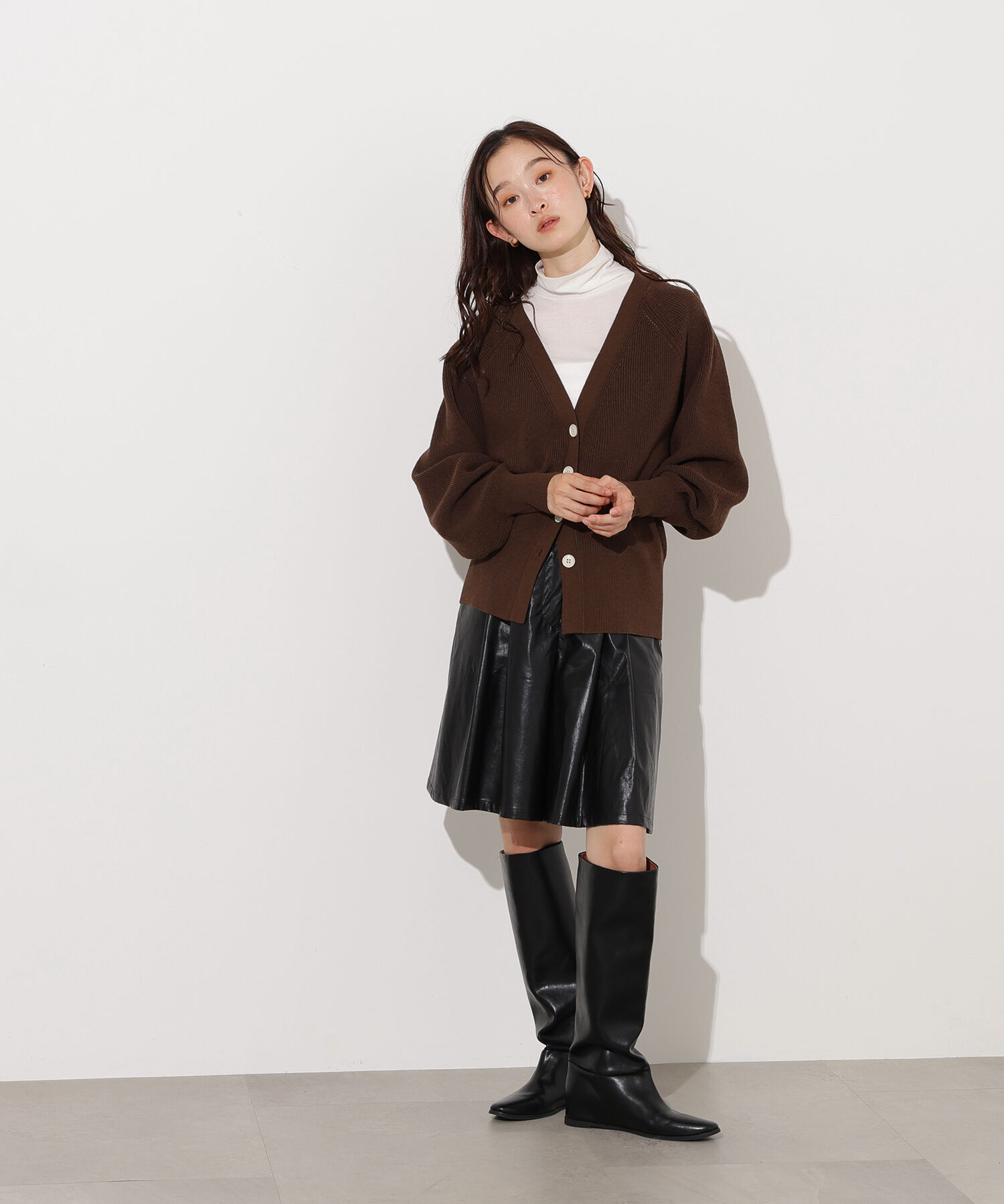  「フェイクレザーハーフパンツ」|その他|