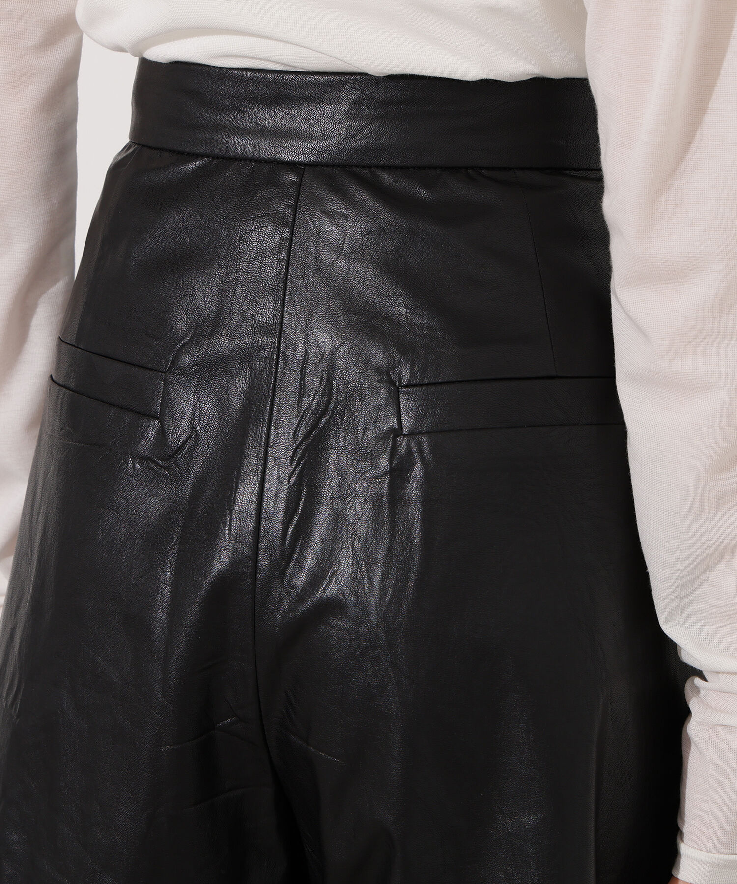  「フェイクレザーハーフパンツ」|その他|