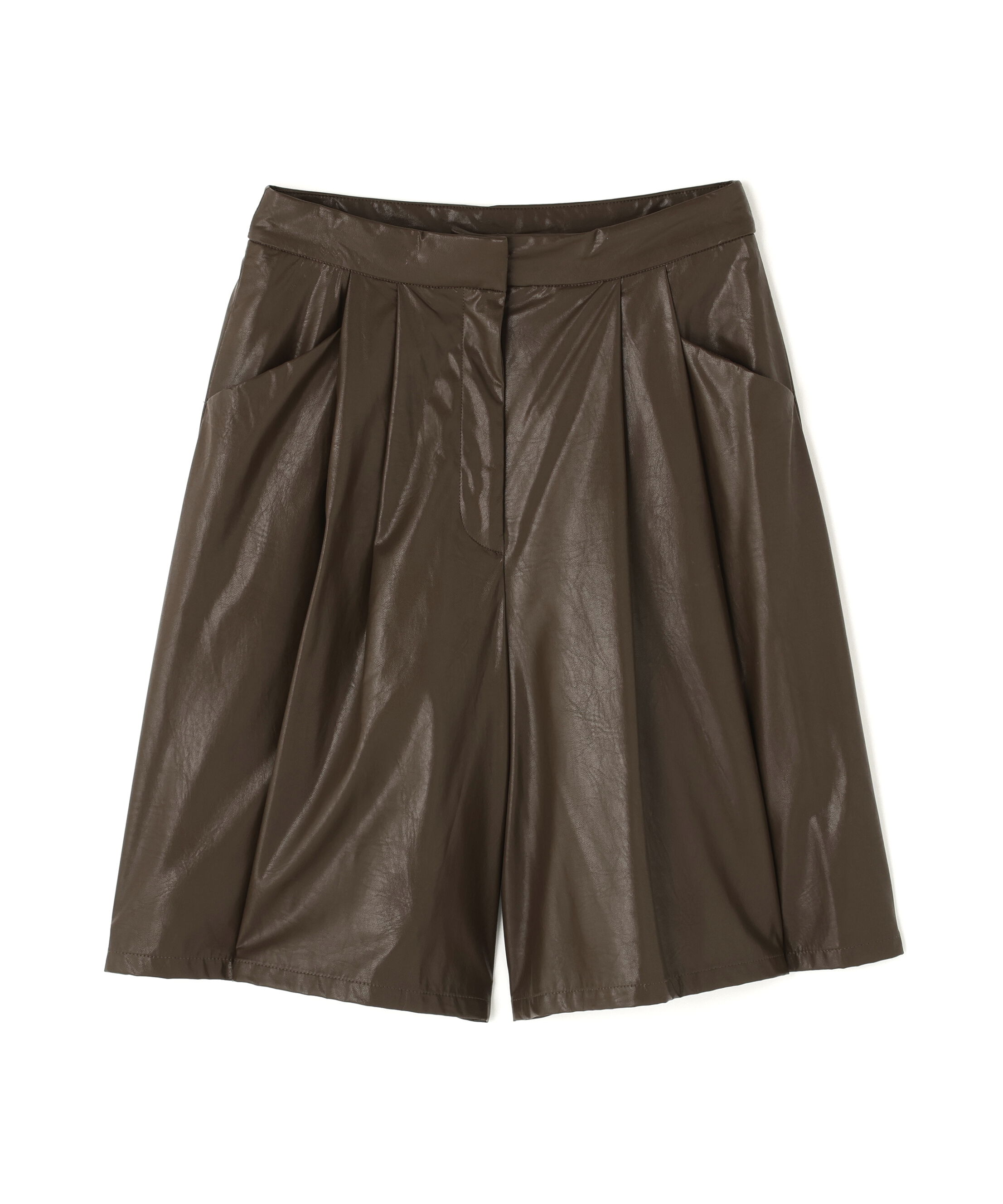  「フェイクレザーハーフパンツ」|その他|