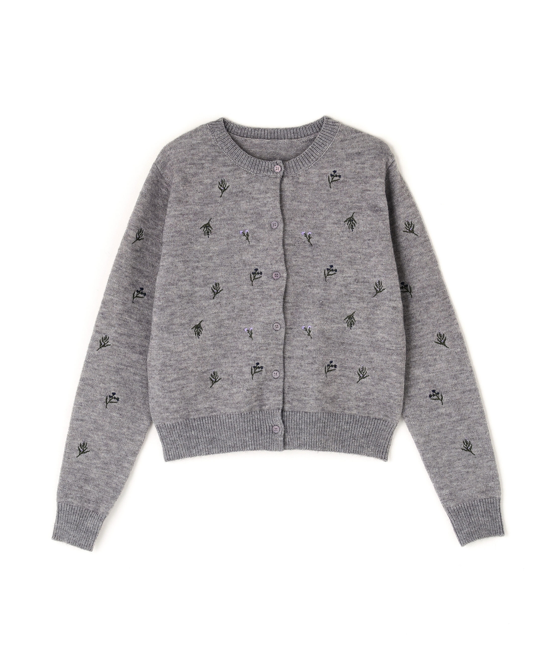  「フラワー刺繍カーディガン」|ニット・セーター|